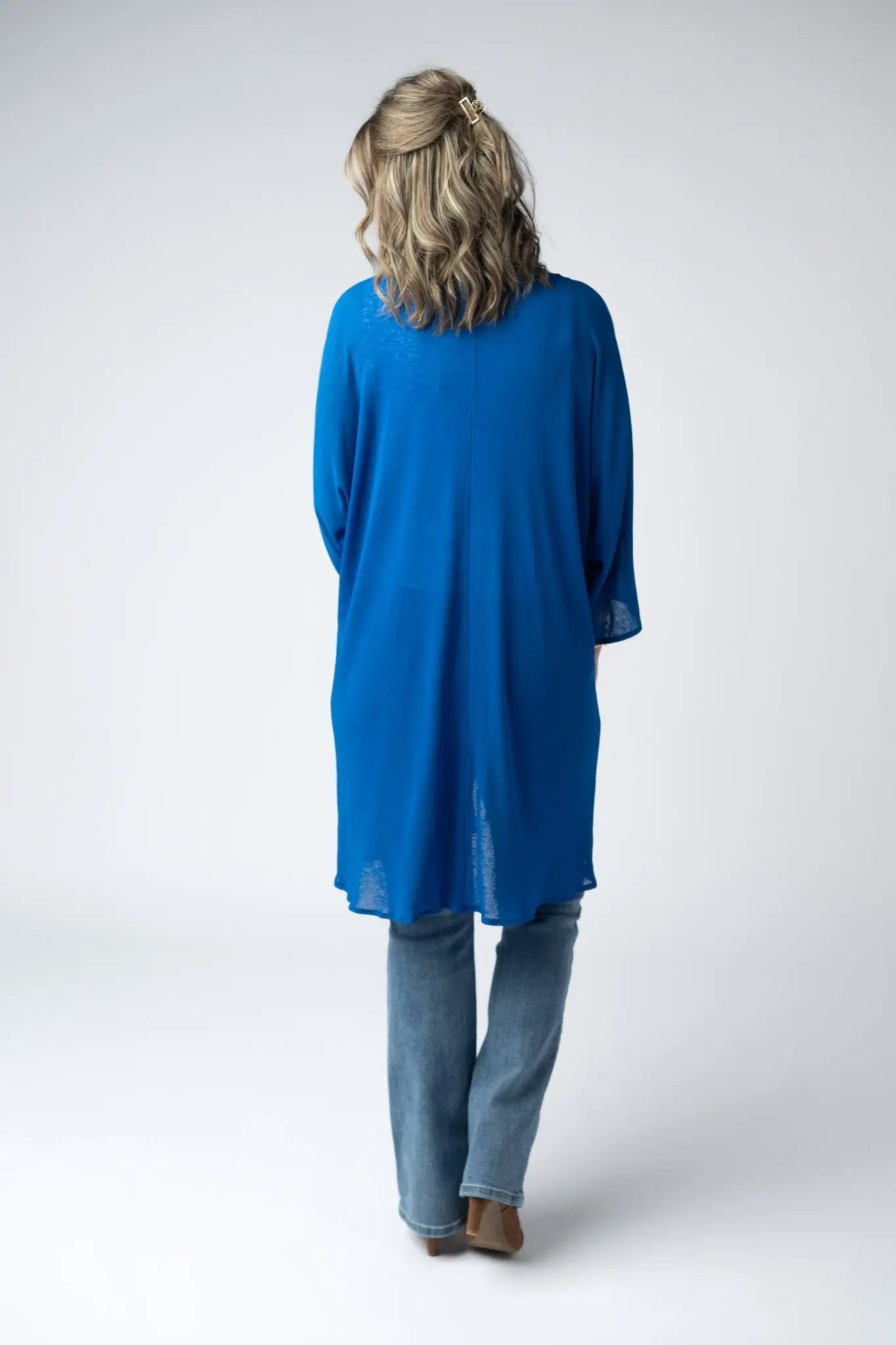 IN STOCK Ellie Cover-Up Kimono - Blue FINAL SALE by Michelle Mae