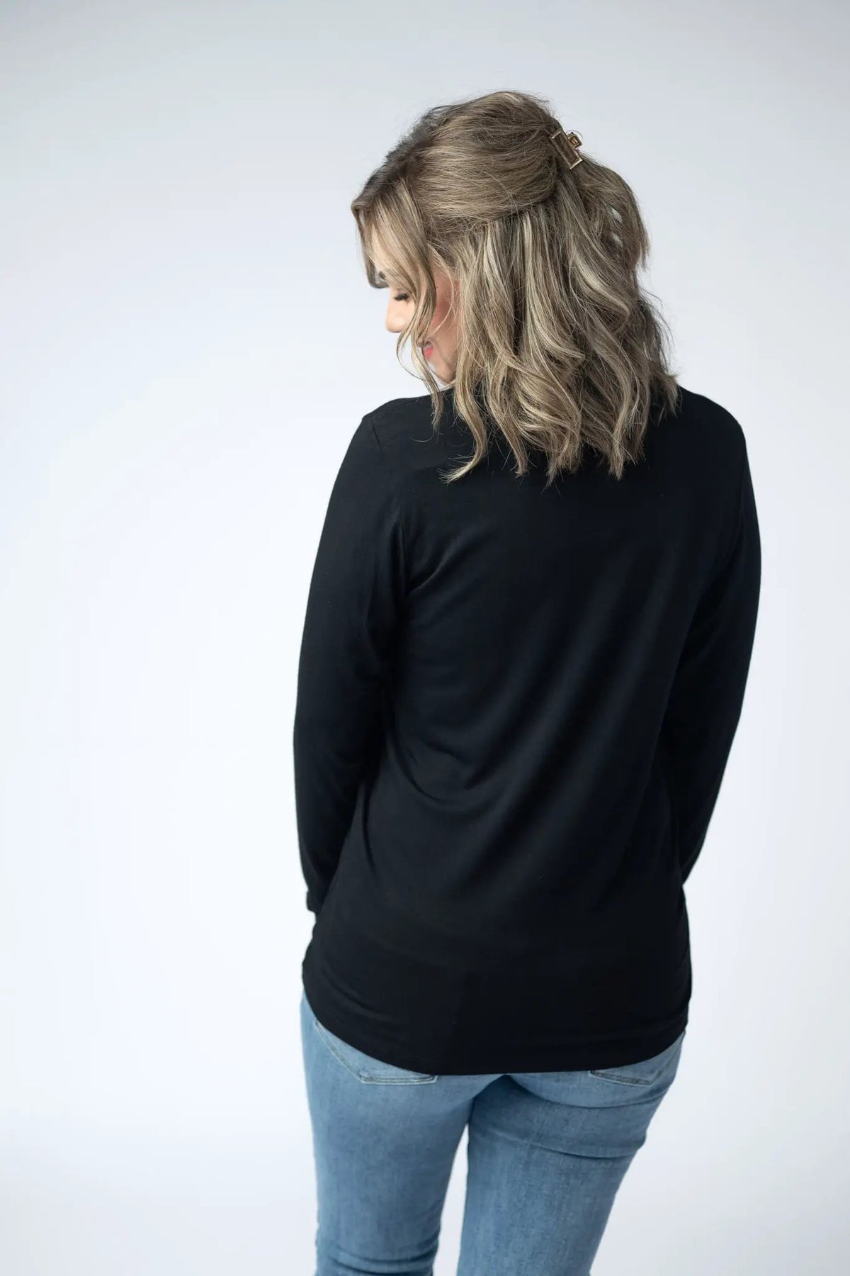 IN STOCK Larissa Long Sleeve - Black by Michelle Mae