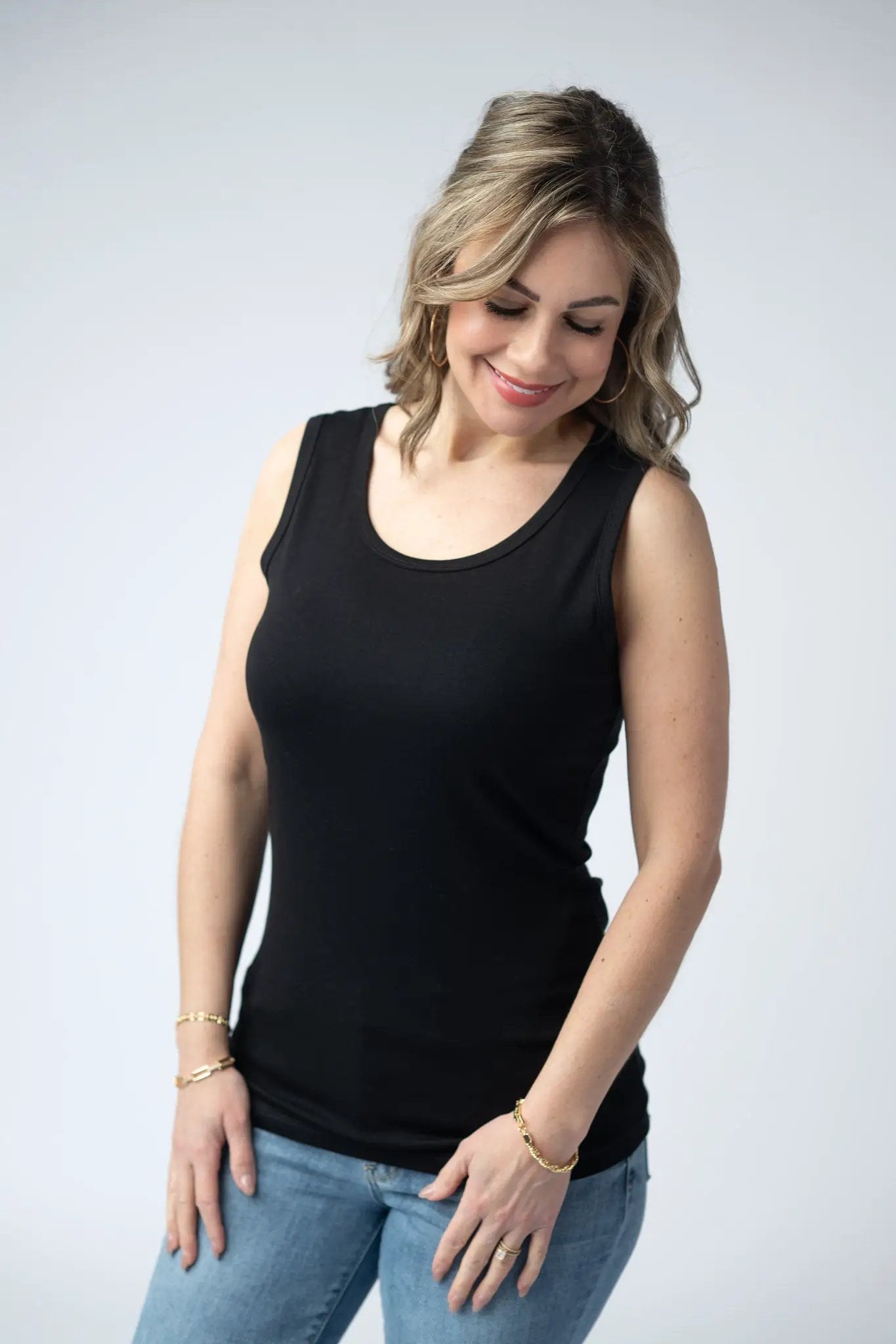 IN STOCK Ava Tank - Black by Michelle Mae