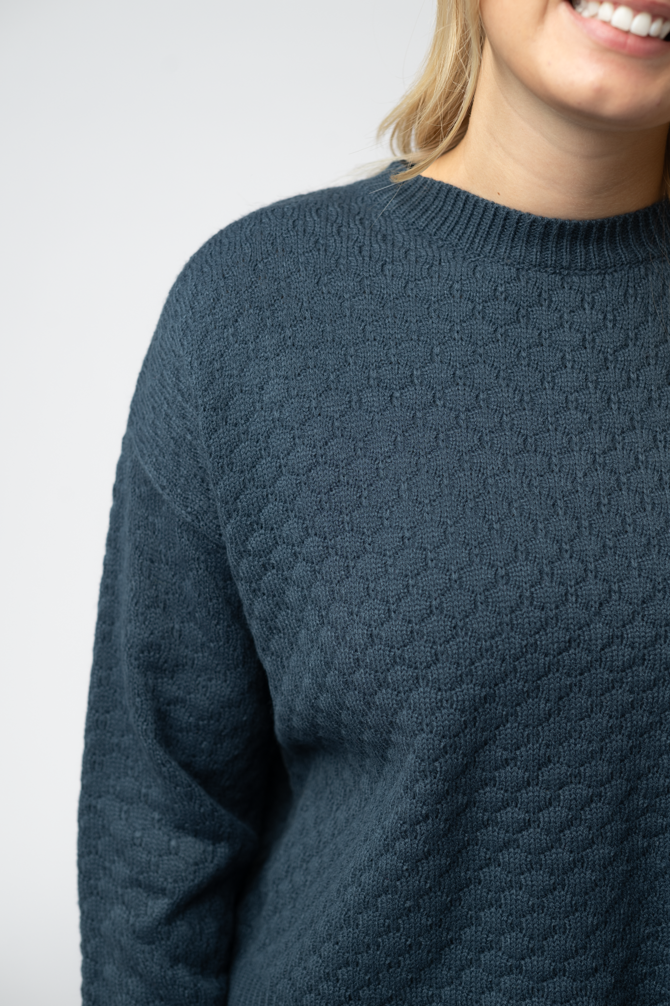 IN STOCK Gianna Pullover Sweater - Teal by Michelle Mae