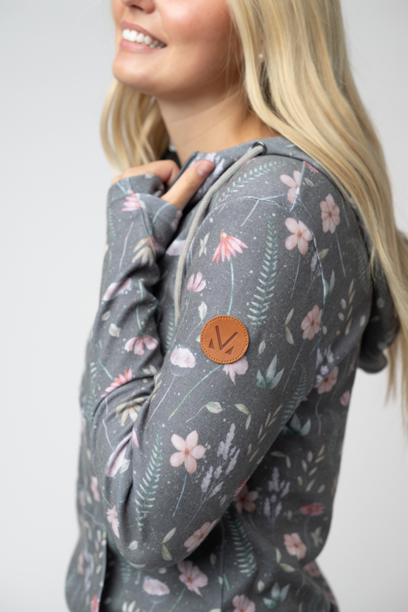 IN STOCK HalfZip Hoodie - Wildflower Meadow by Michelle Mae