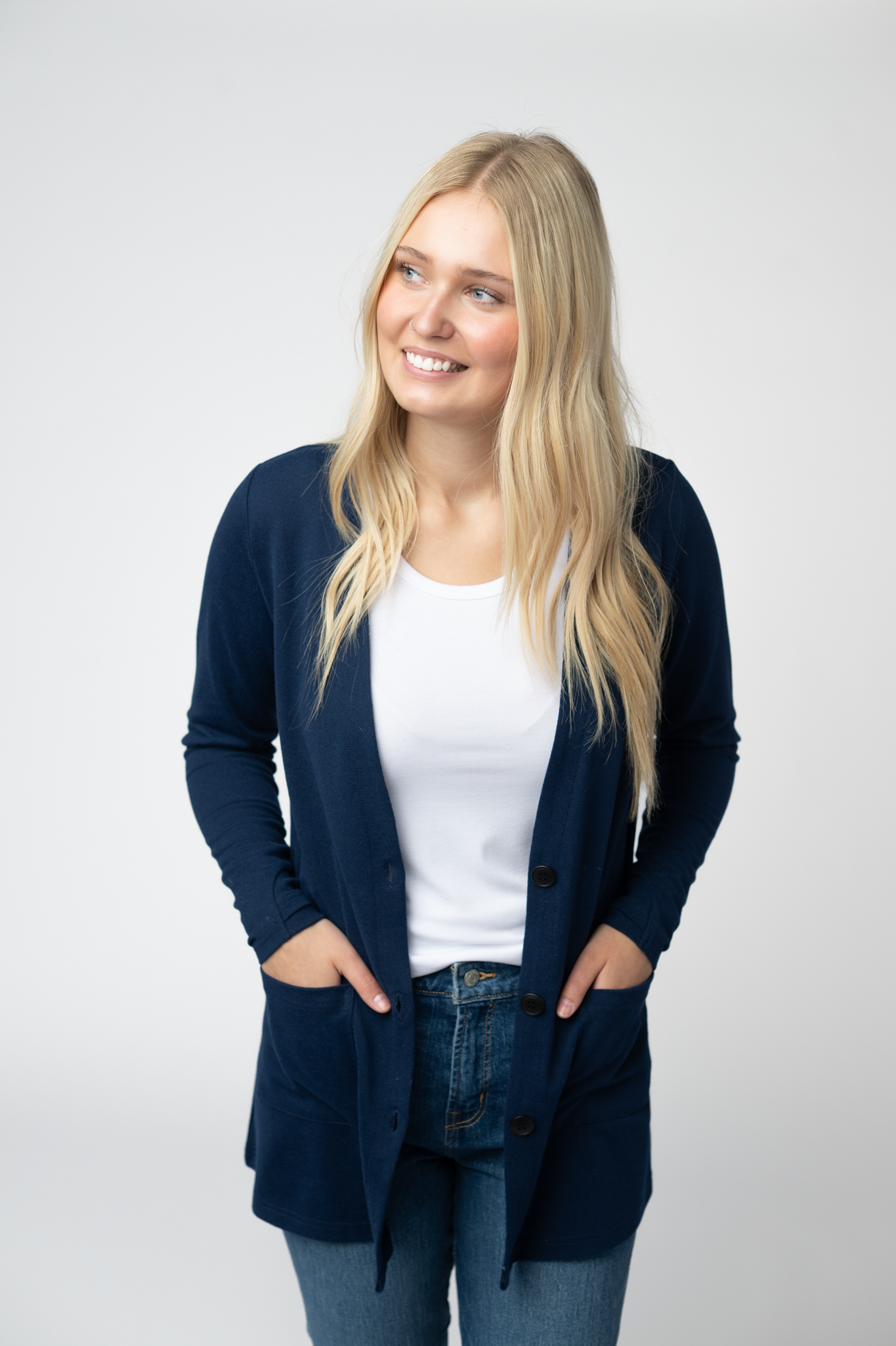 Cori Cardigan - Navy by Michelle Mae