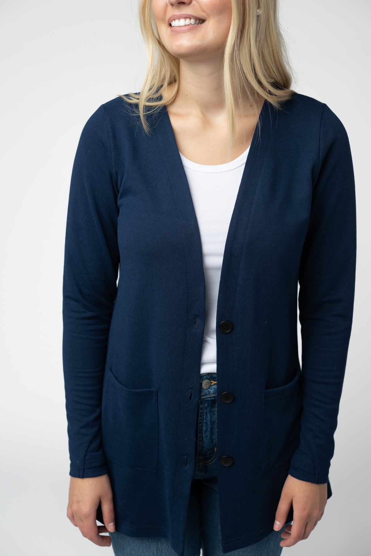IN STOCK Cori Cardigan - Navy by Michelle Mae