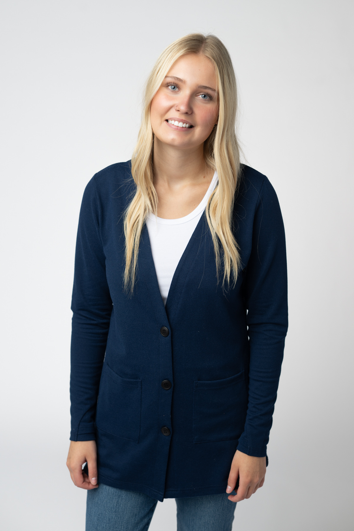 IN STOCK Cori Cardigan - Navy by Michelle Mae