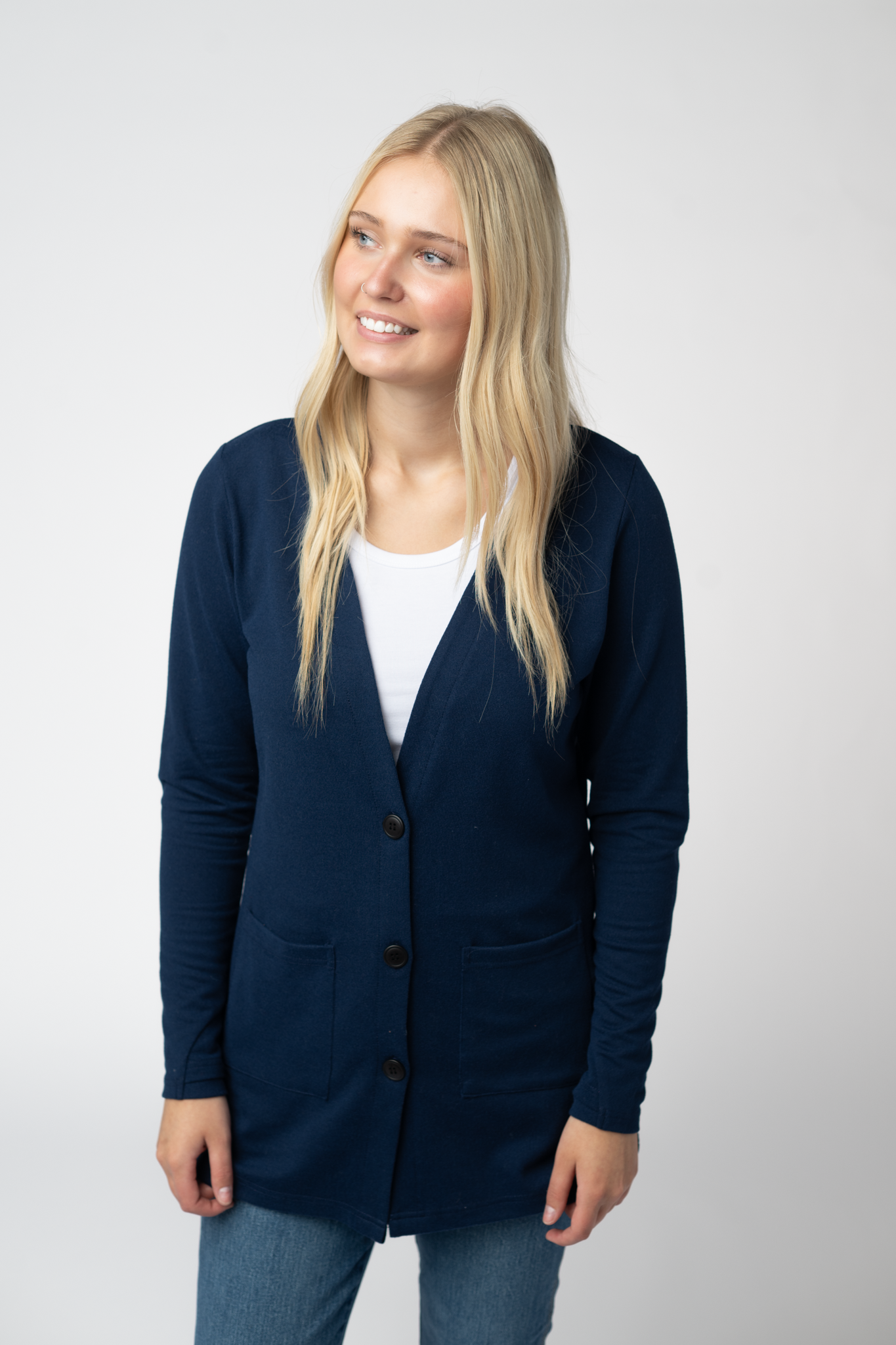 IN STOCK Cori Cardigan - Navy by Michelle Mae