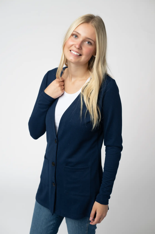 Cori Cardigan - Navy by Michelle Mae