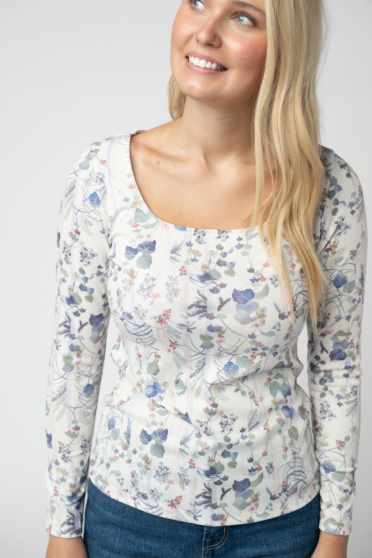 IN STOCK Alyssa Long Sleeve Top - Olive Meadow by Michelle Mae