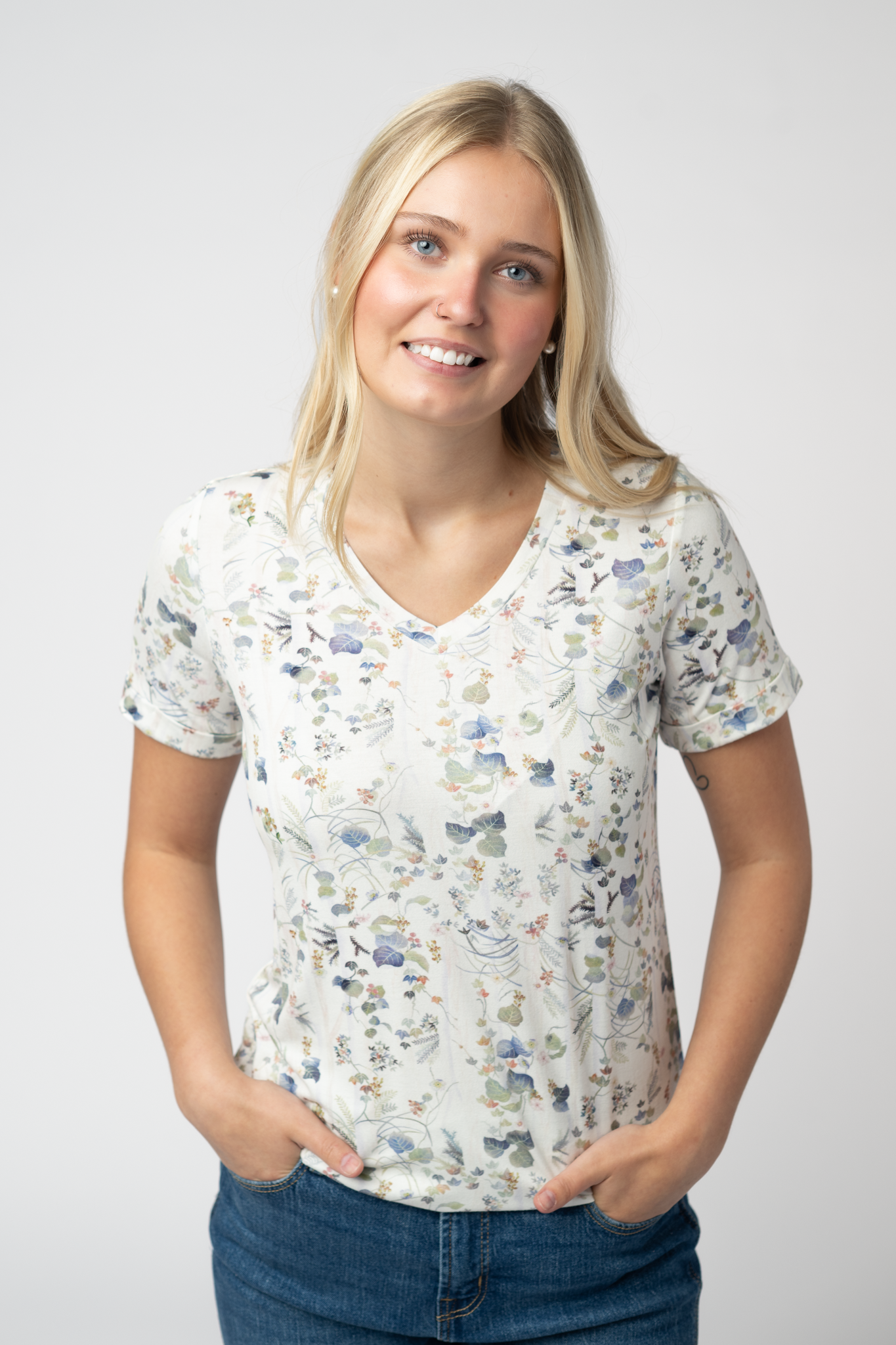 Sophie Top - Olive Meadow by Michelle Mae