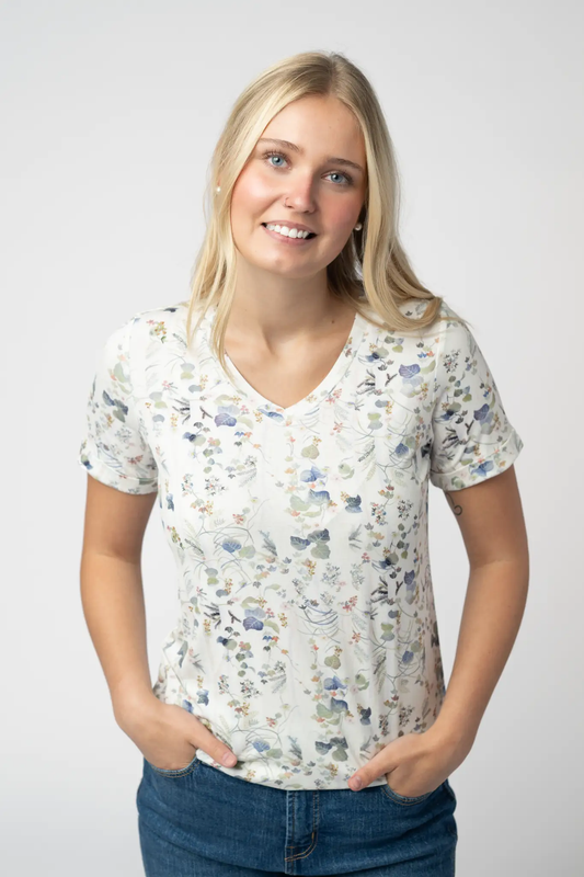 Sophie Top - Olive Meadow by Michelle Mae