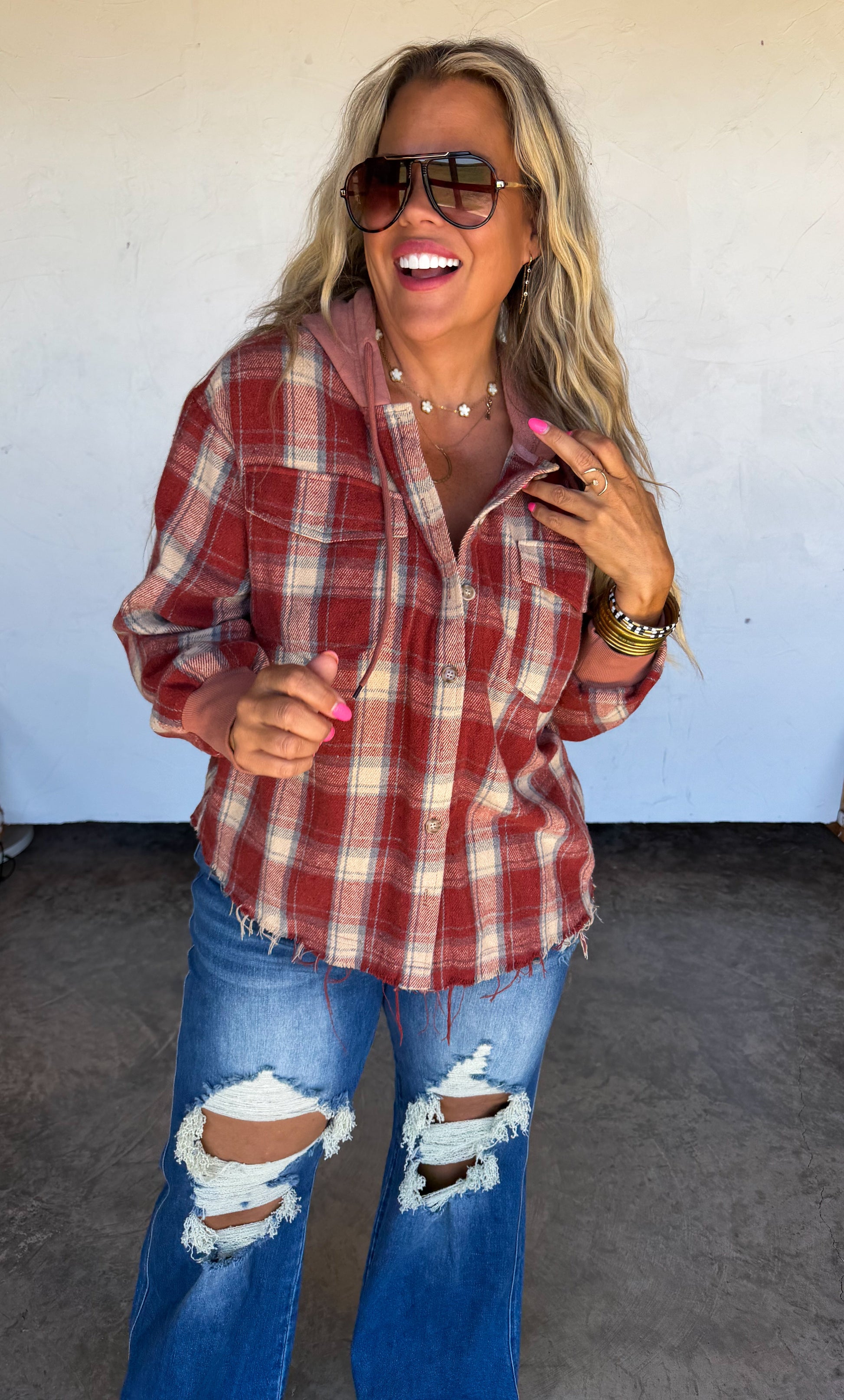 PREORDER- MOUNTAIN MORNING PLAID SHACKET by BLAKELEY