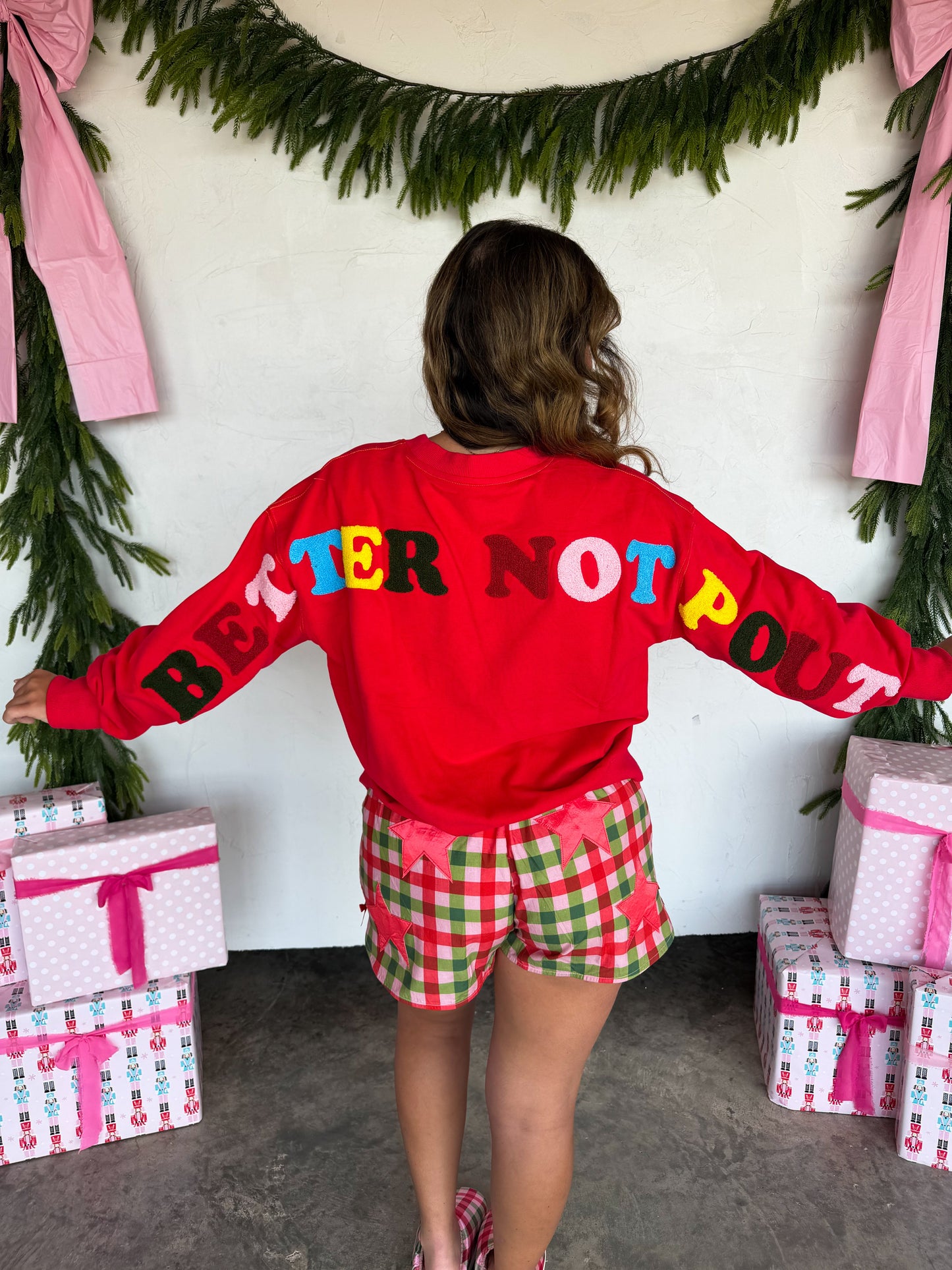 PREORDER- MERRY MESSAGE SWEATSHIRT by BLAKELEY