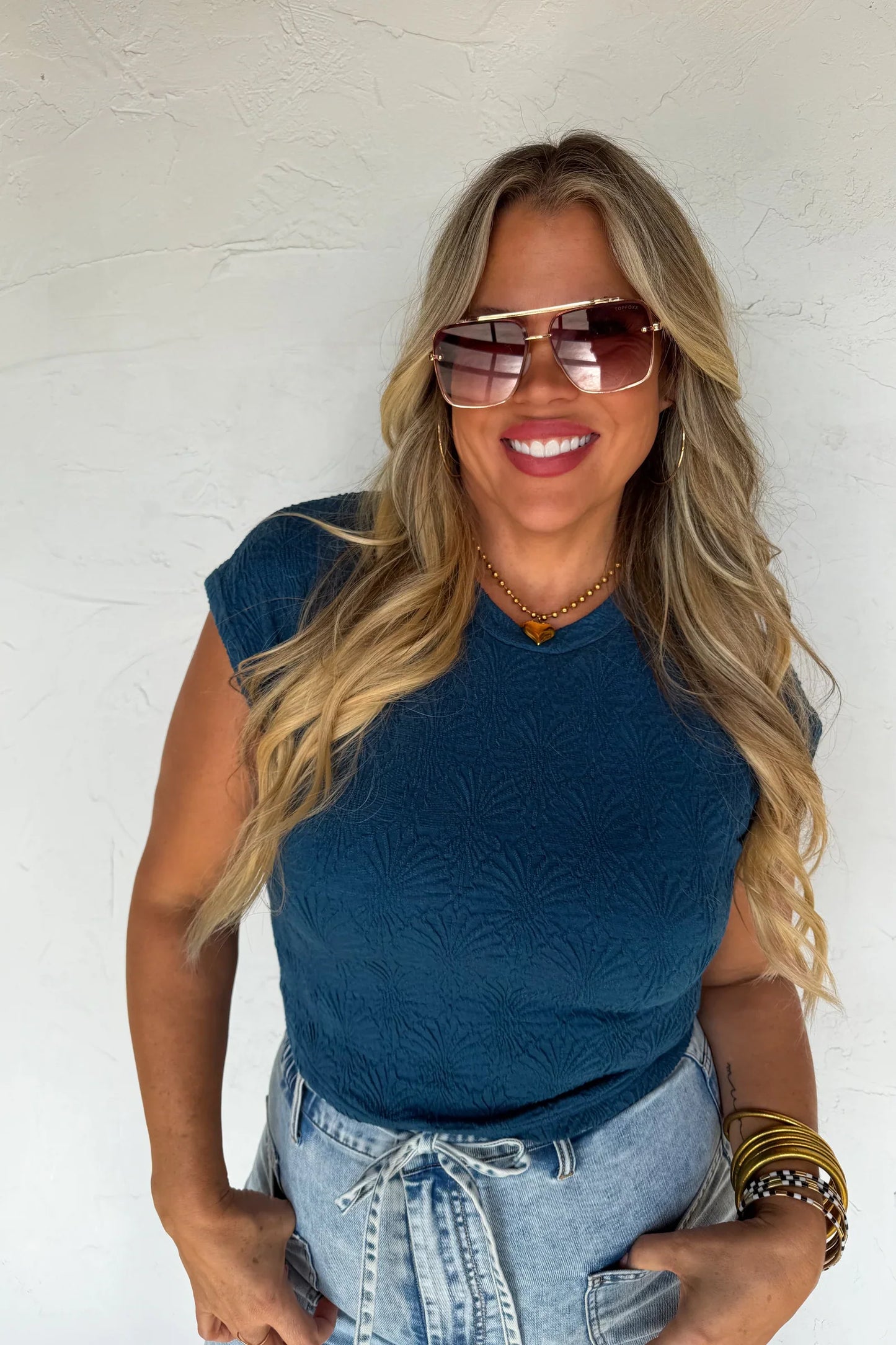 PREORDER: Spring Harley Cap Sleeve Basic Top