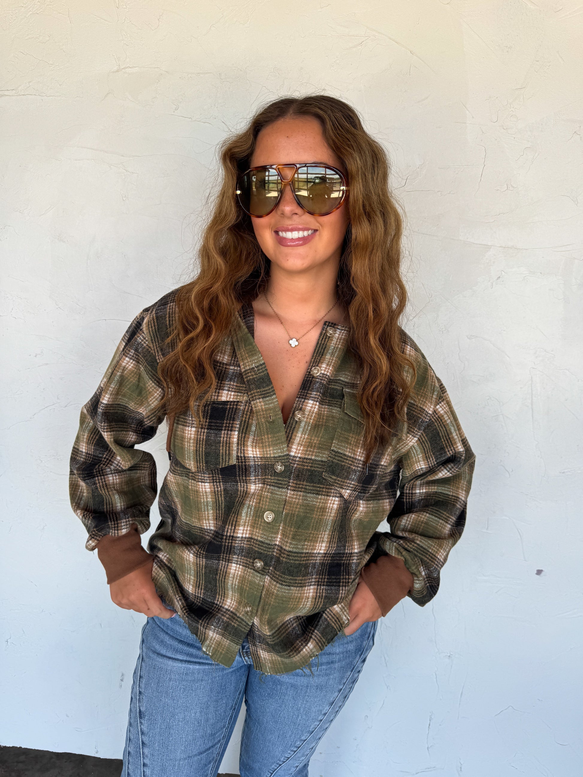 PREORDER- MOUNTAIN MORNING PLAID SHACKET by BLAKELEY