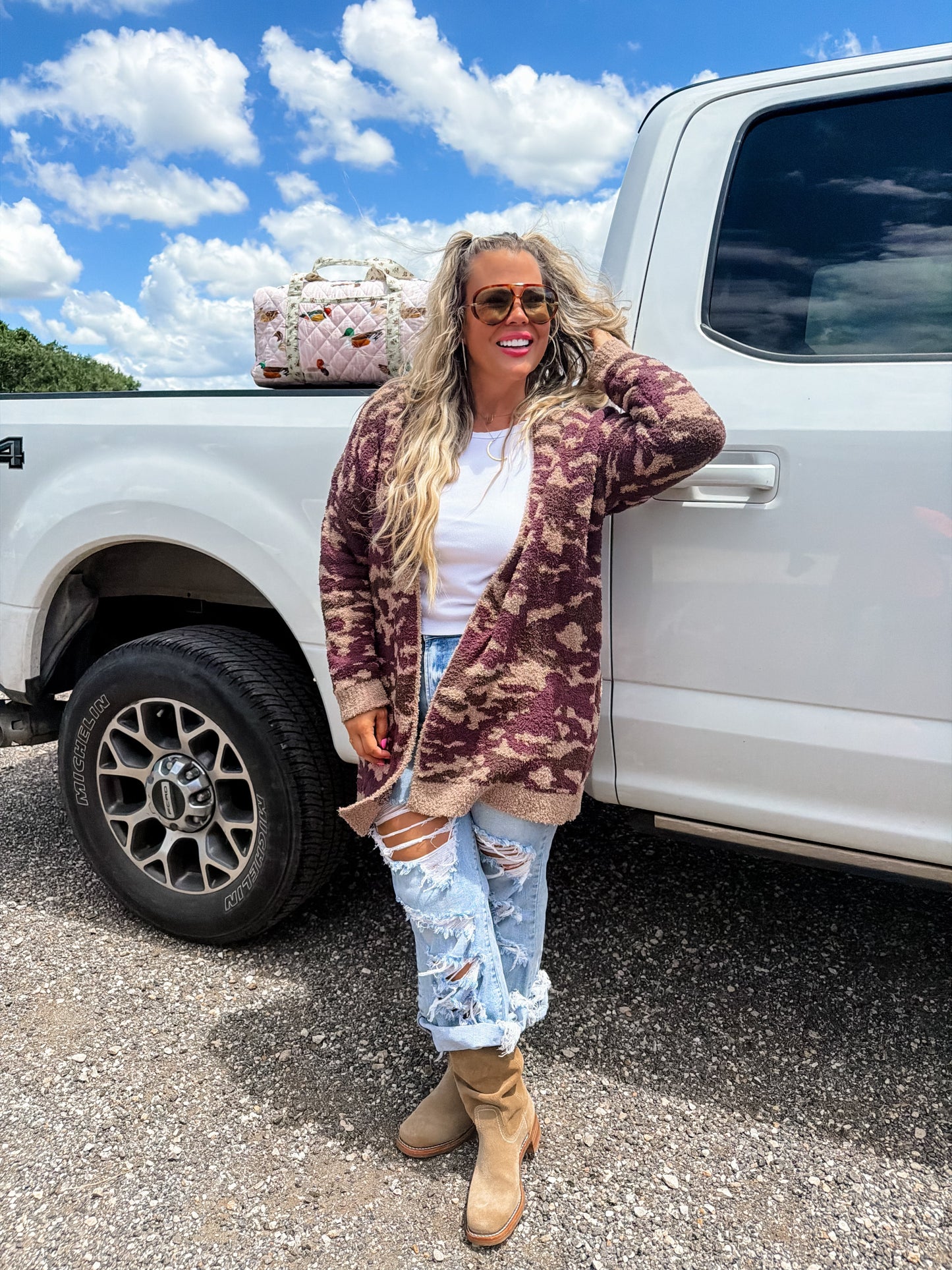 CAMO CLOUD CARDIGAN by Blakeley