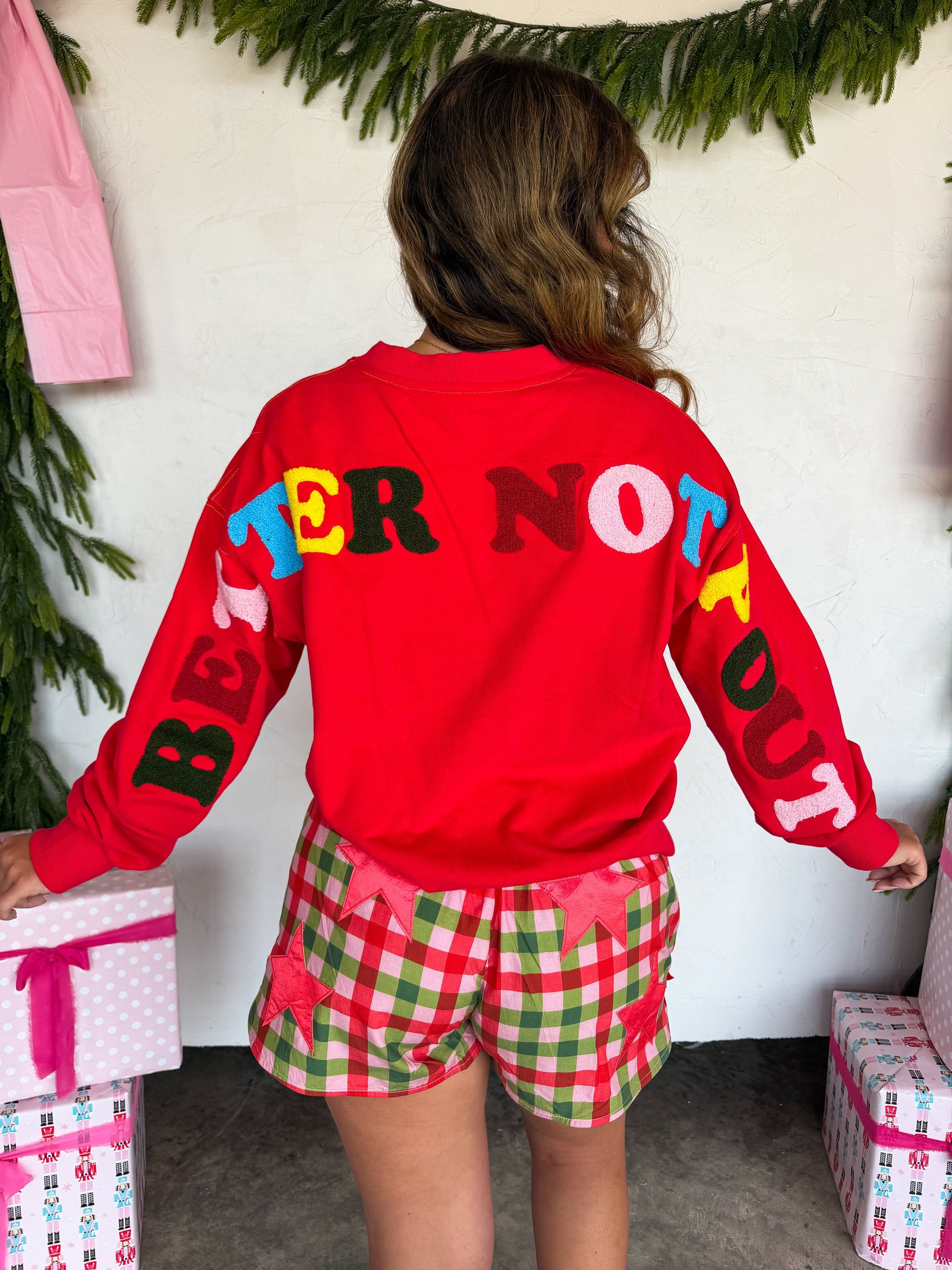 PREORDER- MERRY MESSAGE SWEATSHIRT by BLAKELEY