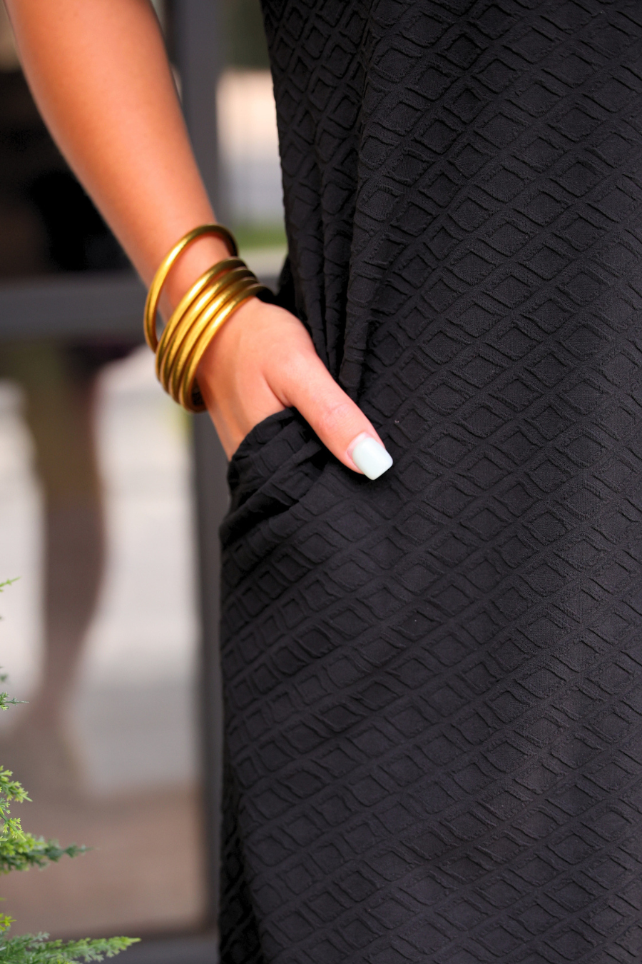 PREORDER- Ezra Textured Zipper Dress- Black by Jess Lea
