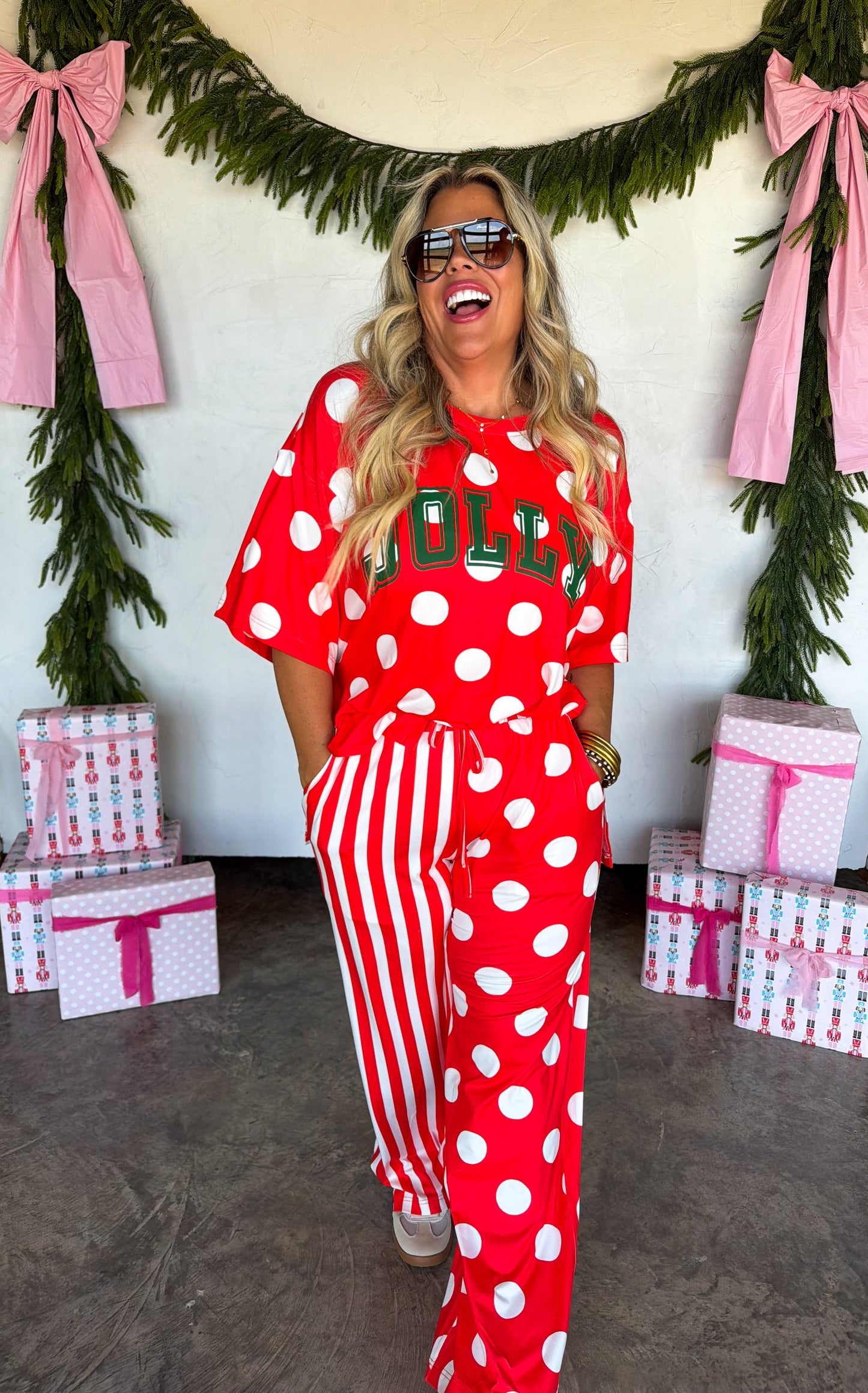 PREORDER- MERRY CONFETTI LOUNGE SETS by Blakeley Designs