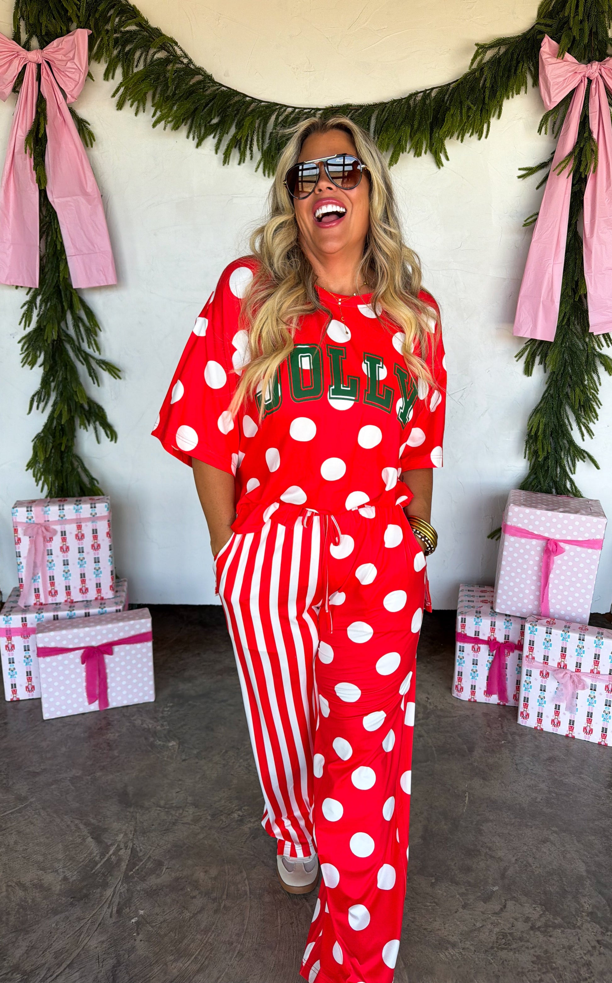 PREORDER- MERRY CONFETTI LOUNGE SETS by Blakeley Designs