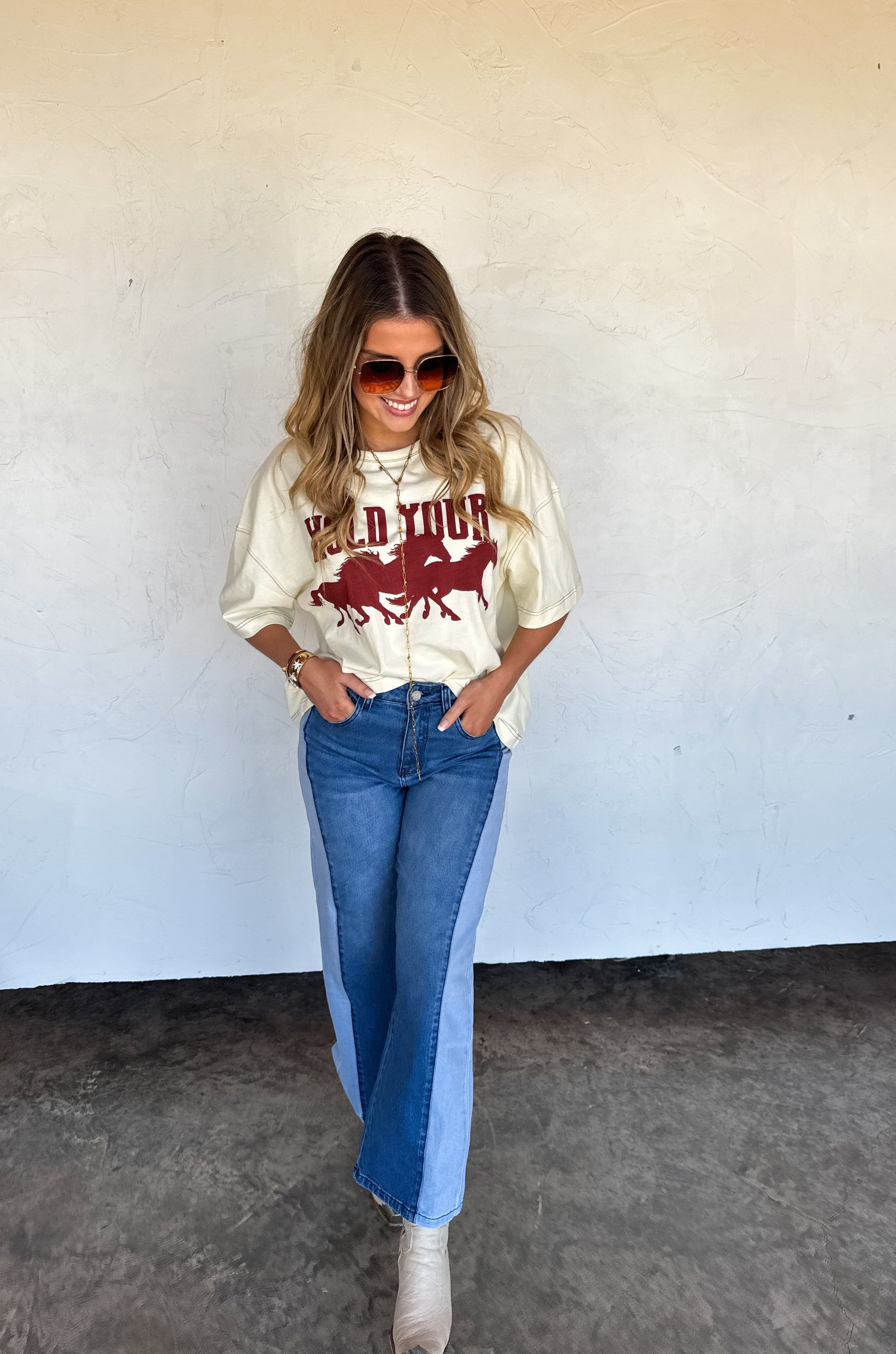 Blakeley Two Tone Denim Jeans - Preorder by Blakeley