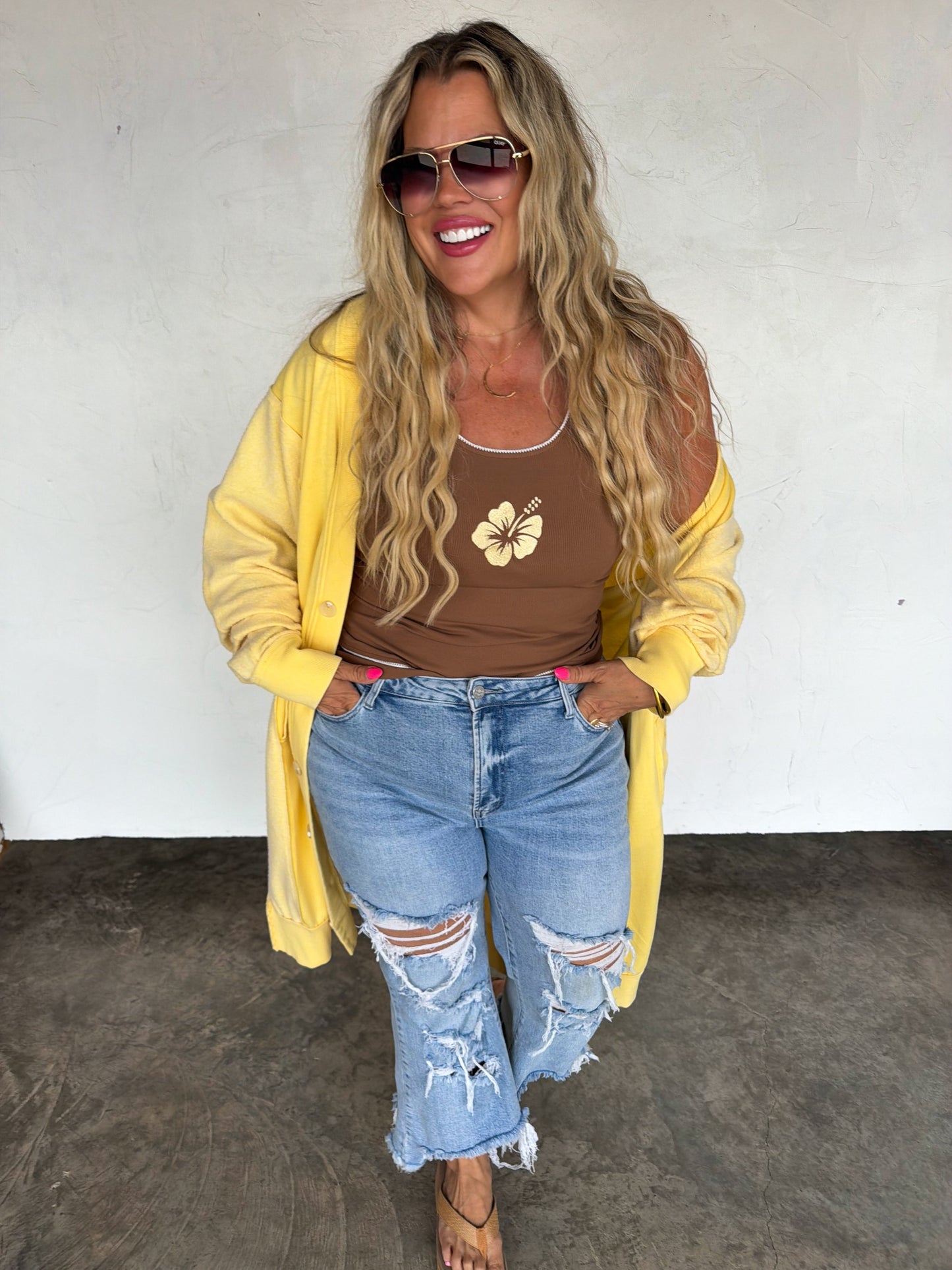 Blakeley Urban Distressed Crop Jean - Preorder by Blakeley