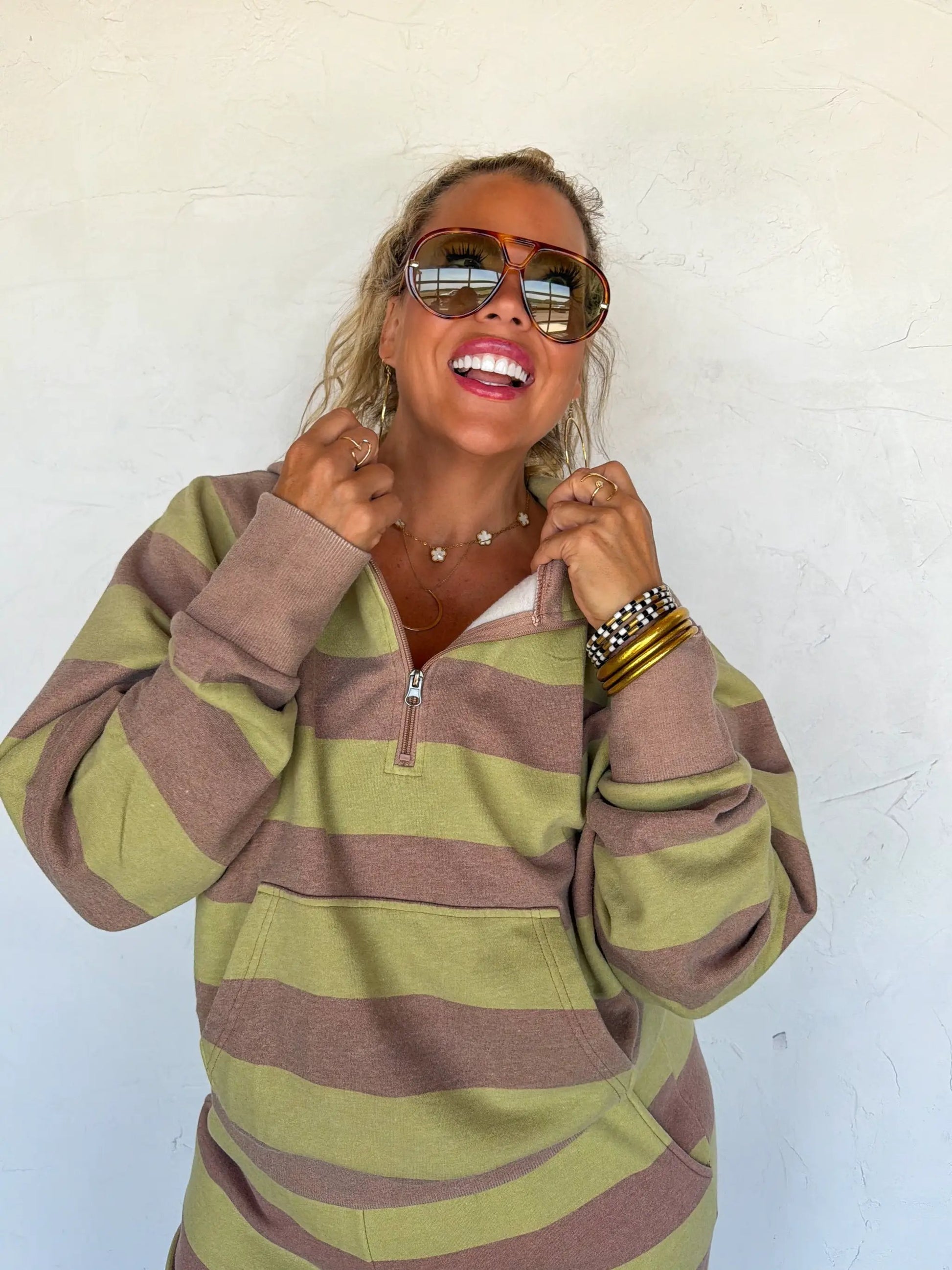 PREORDER- POLKA & STRIPE EASY DOES IT PULLOVER by BLAKELEY