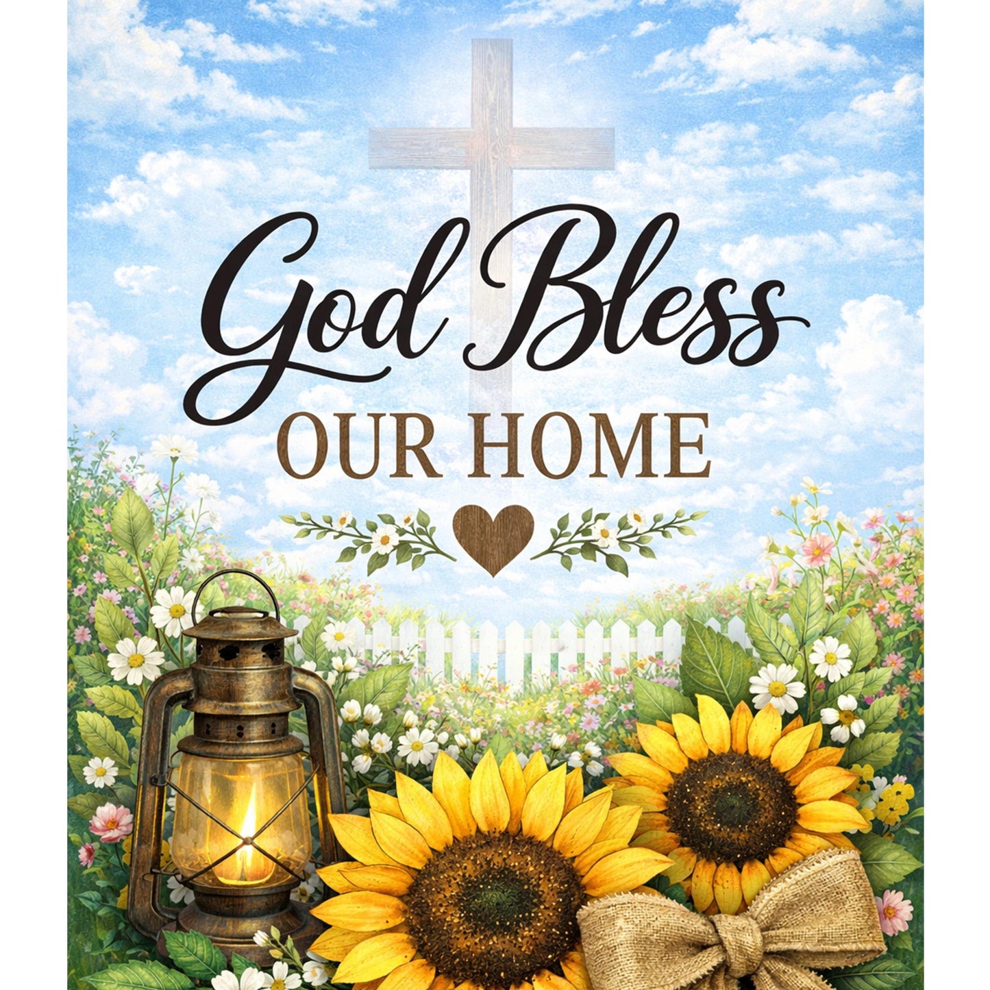 Ready to Ship | God Bless Our Home Blanket ✝️