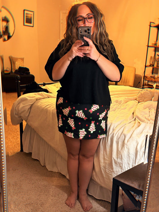 Bow Christmas Treat Skort