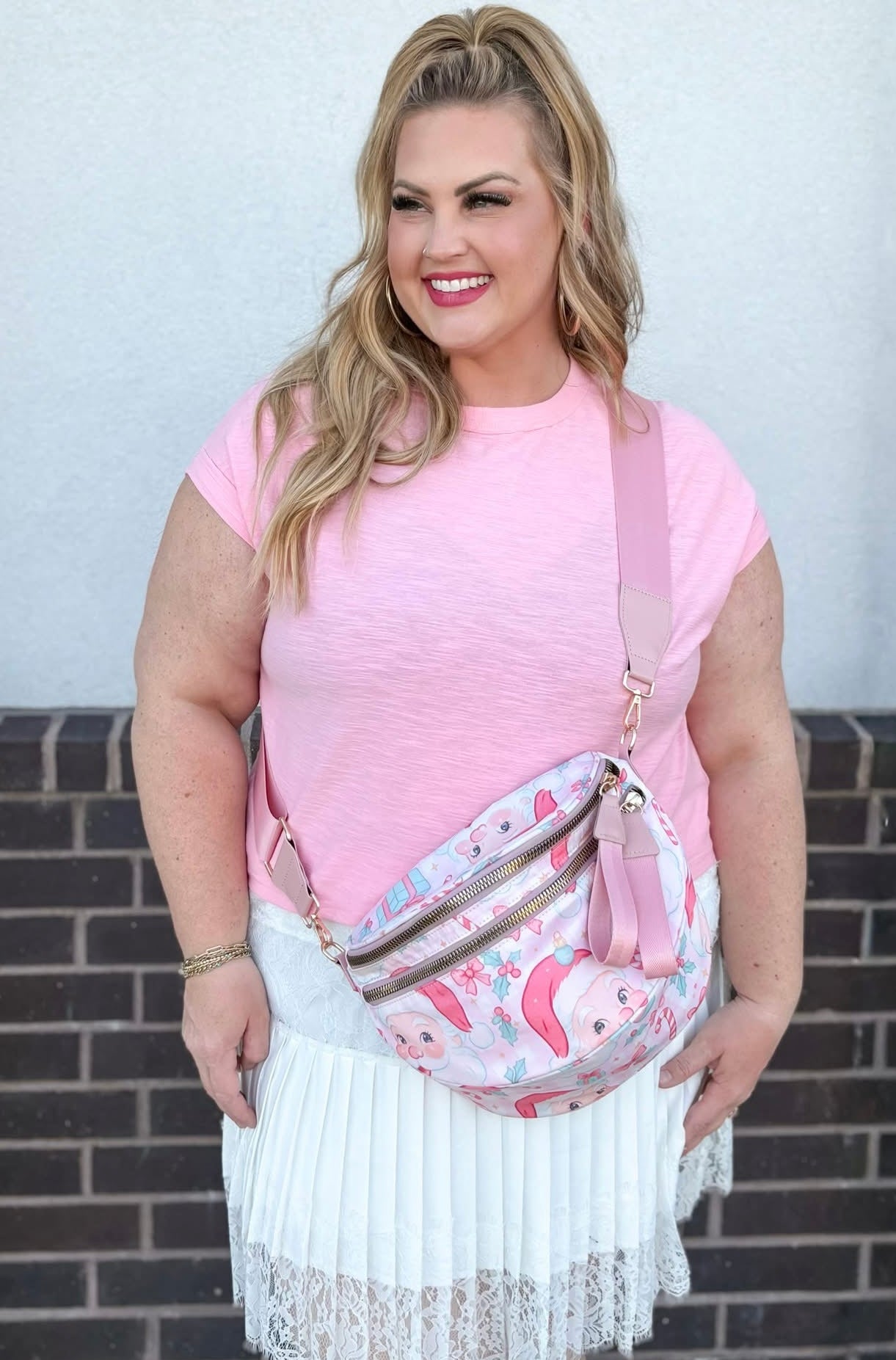 Pink Santa Bum Bag