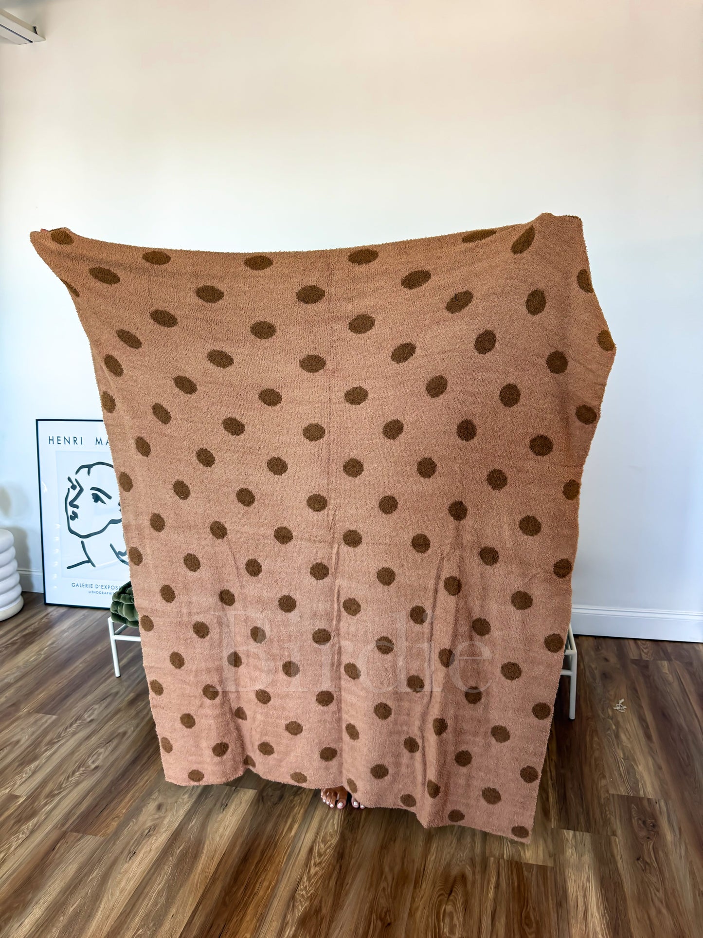 Birdie Reversible Blanket | Butter Rum Dot by Birdie