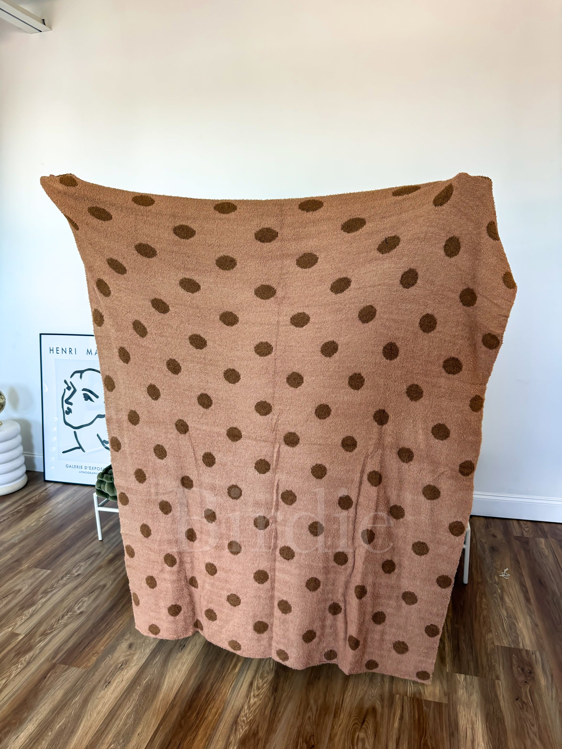 Birdie Reversible Blanket | Butter Rum Dot by Birdie