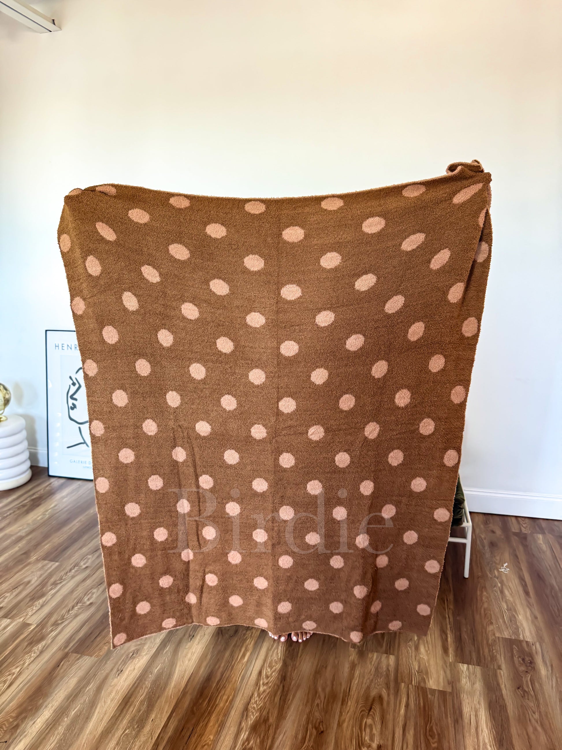 Birdie Reversible Blanket | Butter Rum Dot by Birdie