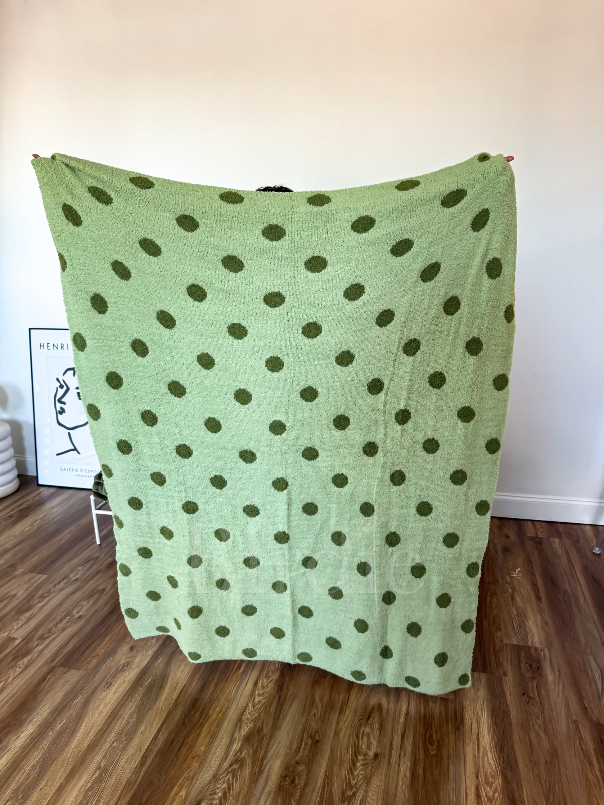Birdie Reversible Blanket | Pistachio Dot by Birdie