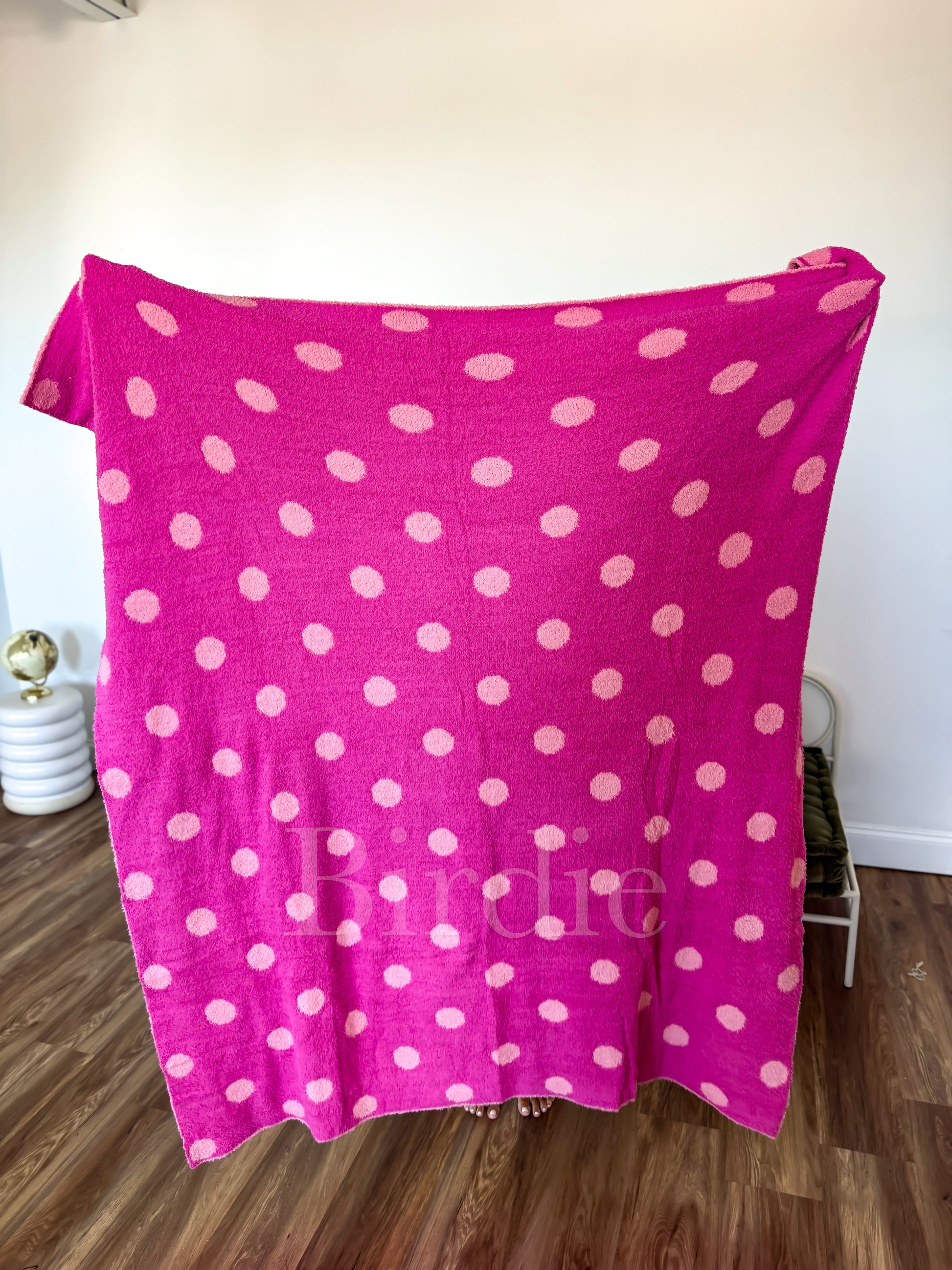 Birdie Reversible Blanket | Pinky Promise Dot by Birdie