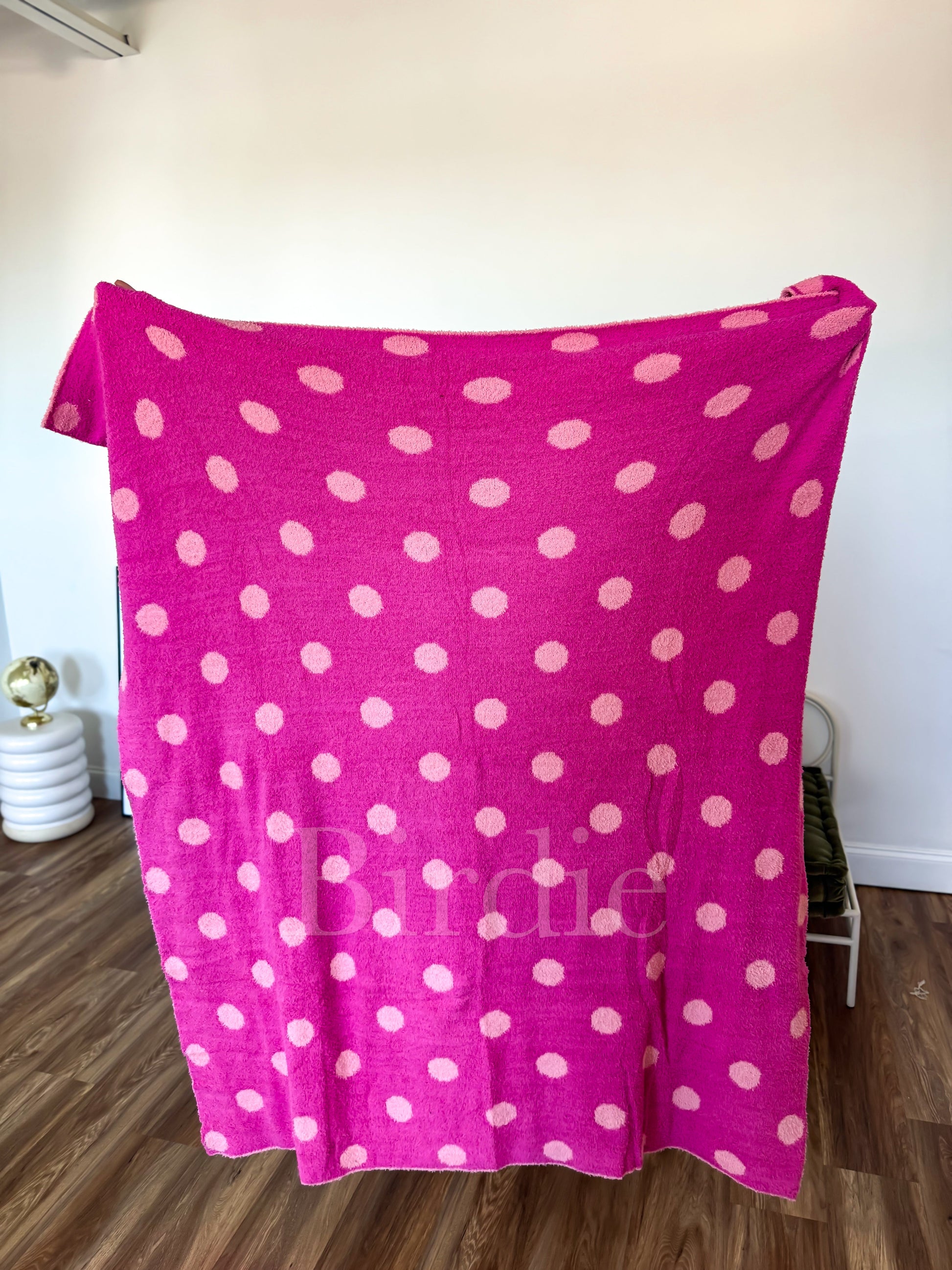 Birdie Reversible Blanket | Pinky Promise Dot by Birdie