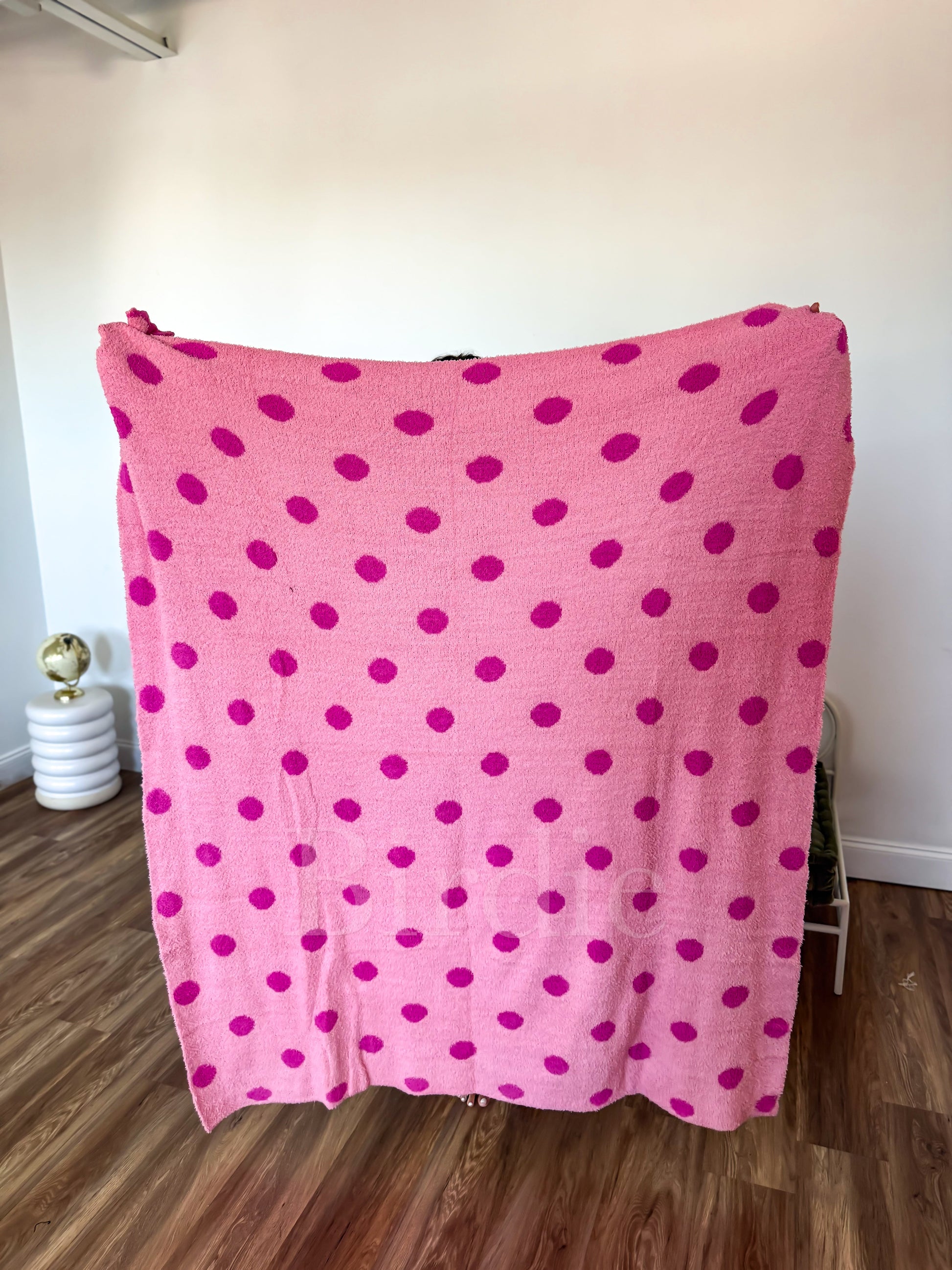 Birdie Reversible Blanket | Pinky Promise Dot by Birdie