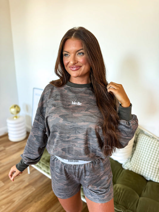 Birdie Retreat Lounge Set | Smoked Mosswood Camo by Birdie