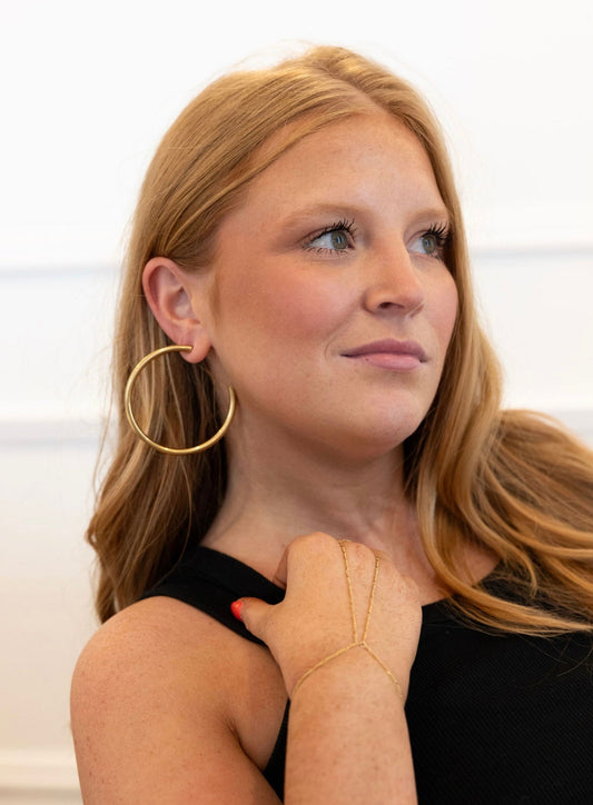 LARGE HOOPS by Chansuttpearls