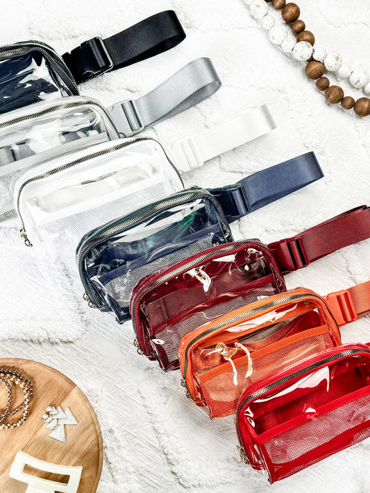 IN STOCK Clear Bag - Multiple Color Options FINAL SALE