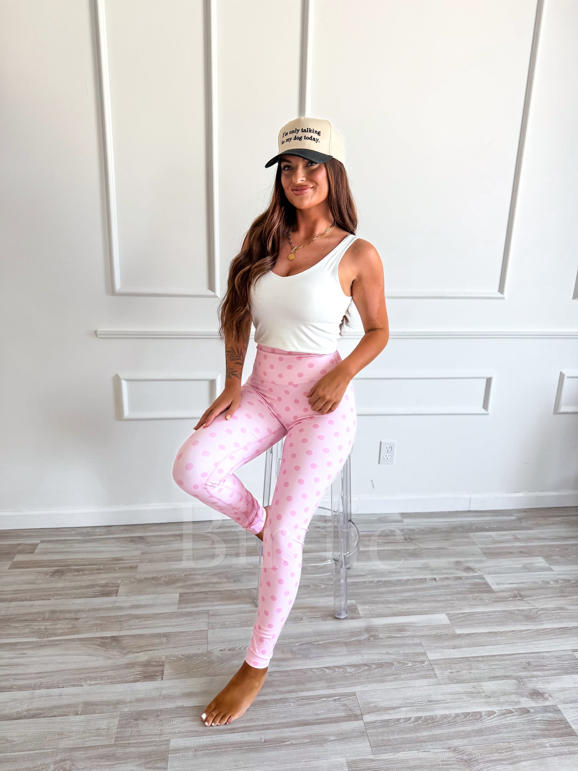 Birdie Sculpt Leggings | Pinky Promise Dot by Birdie