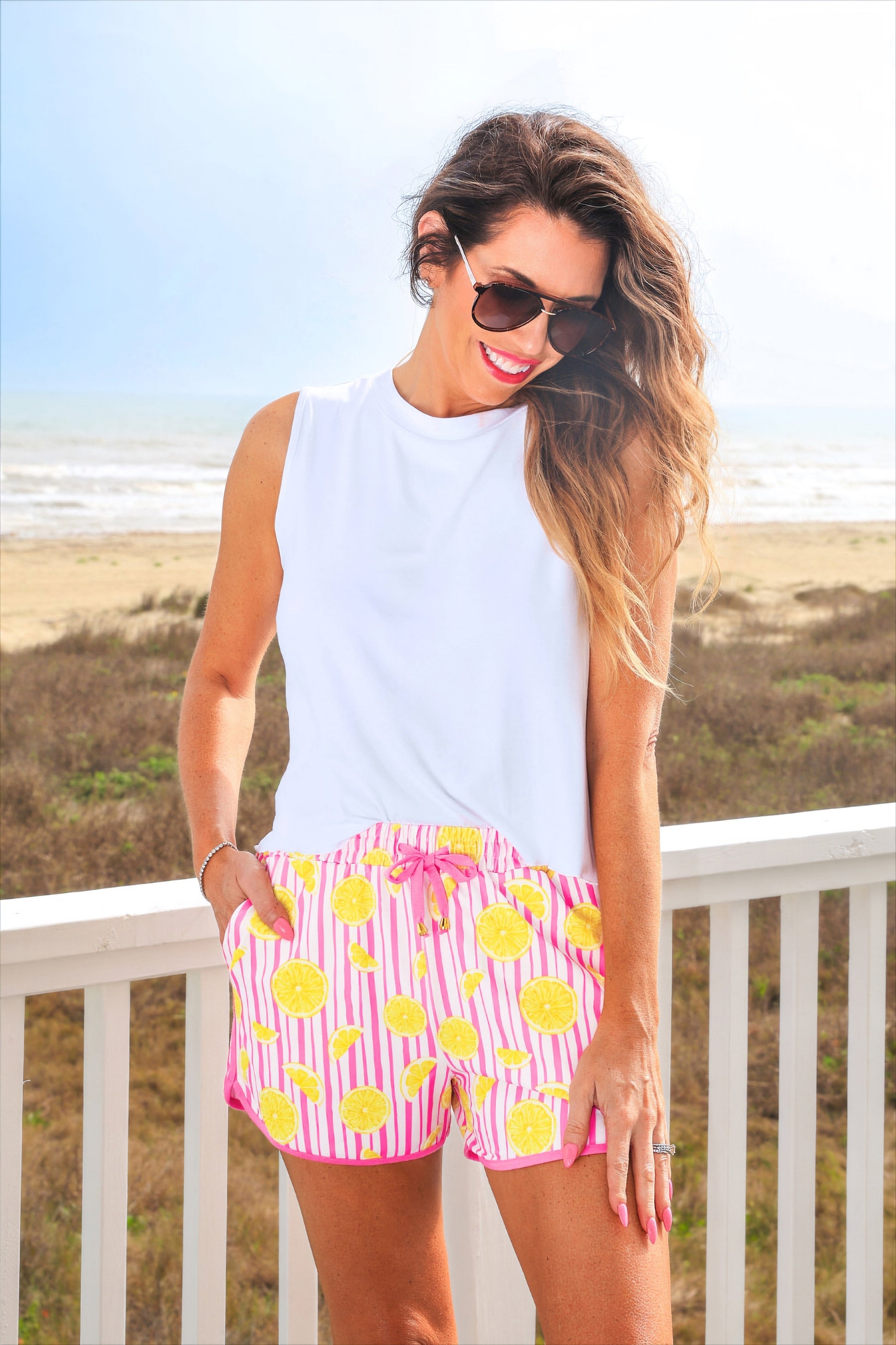 Pink Lemonade Everyday Shorts by Jess Lea