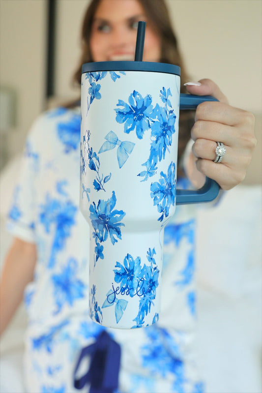 Blossom Floral Tumbler by Jess Lea