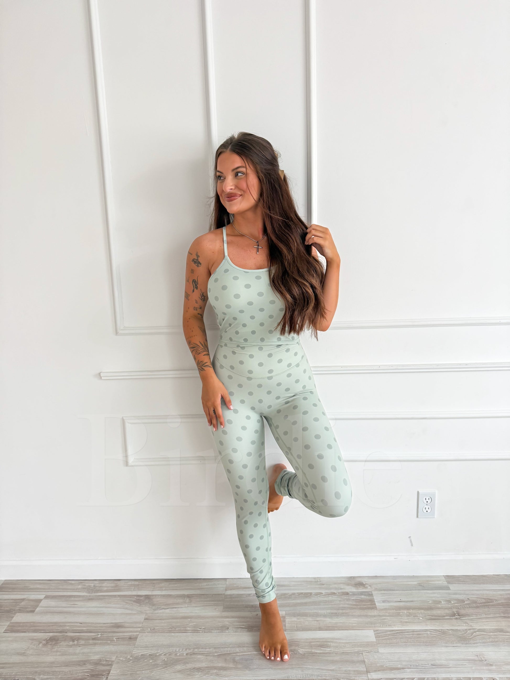 Birdie Brami Top | Pistachio Dot by Birdie