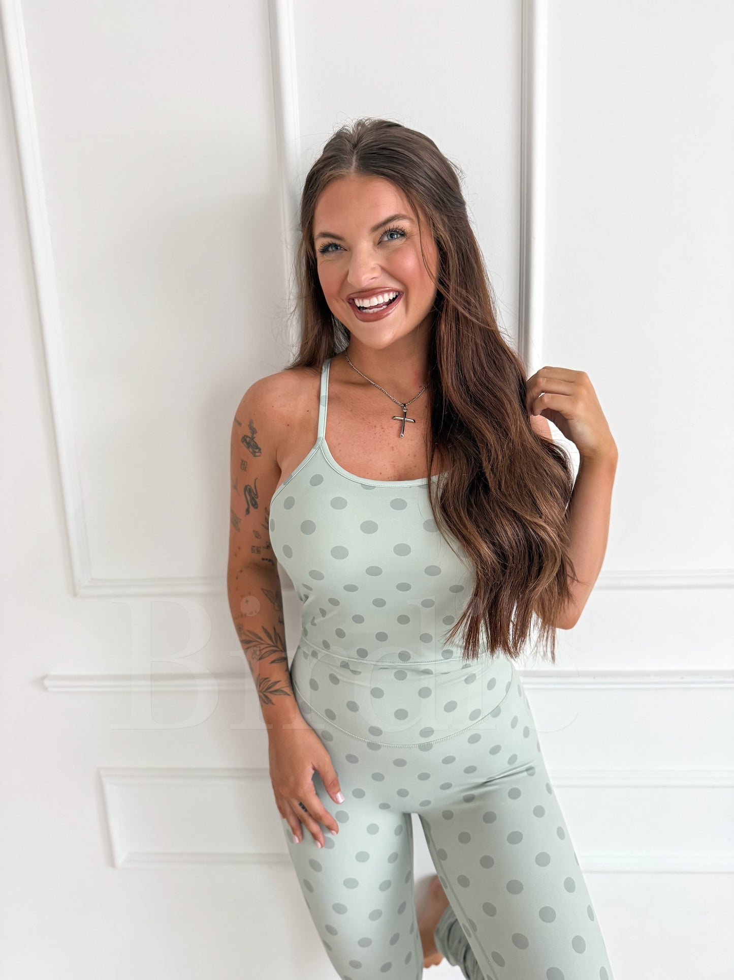 Birdie Brami Top | Pistachio Dot by Birdie