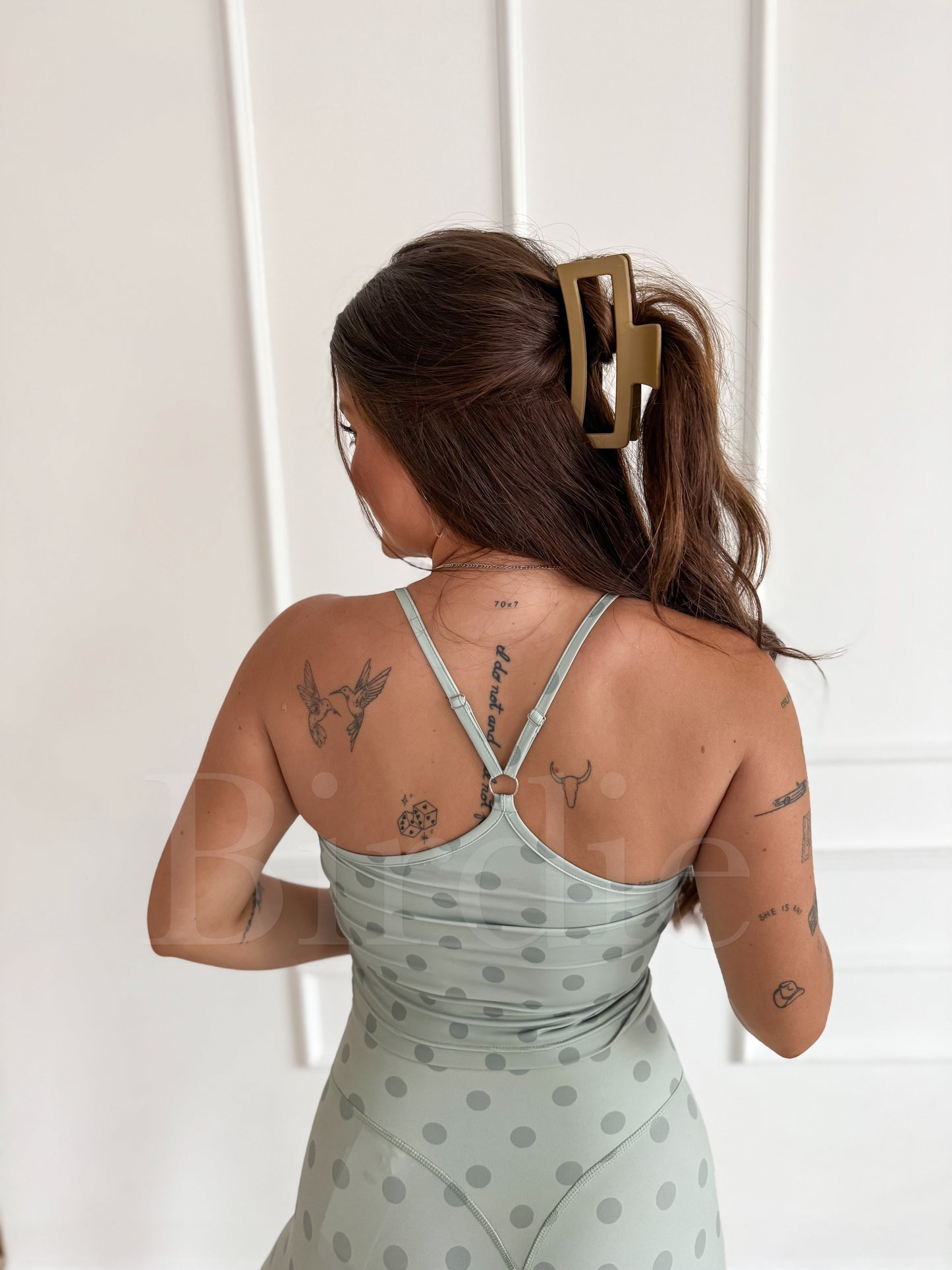 Birdie Brami Top | Pistachio Dot by Birdie