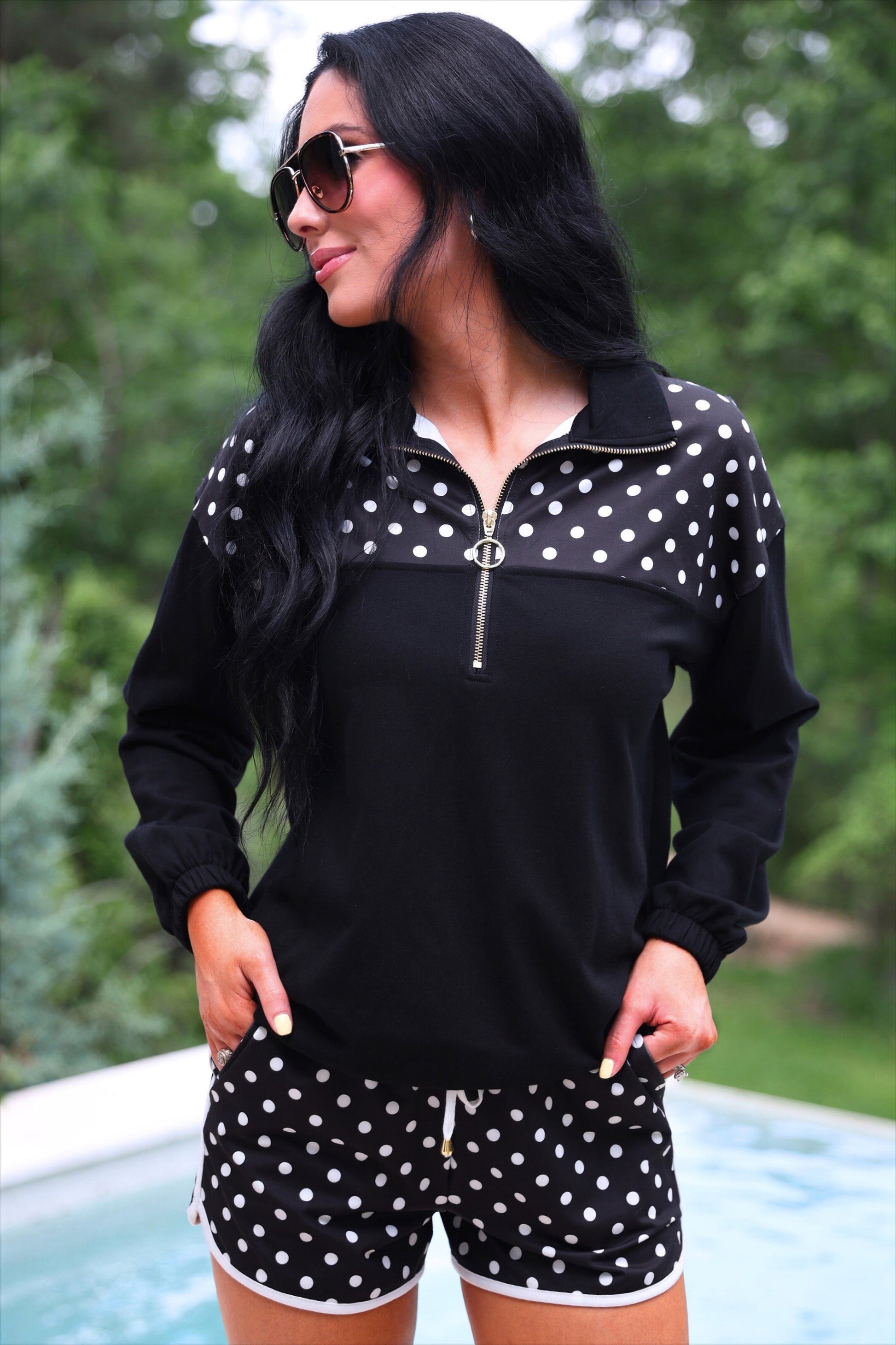 After Dark Polka Dot Everyday Shorts