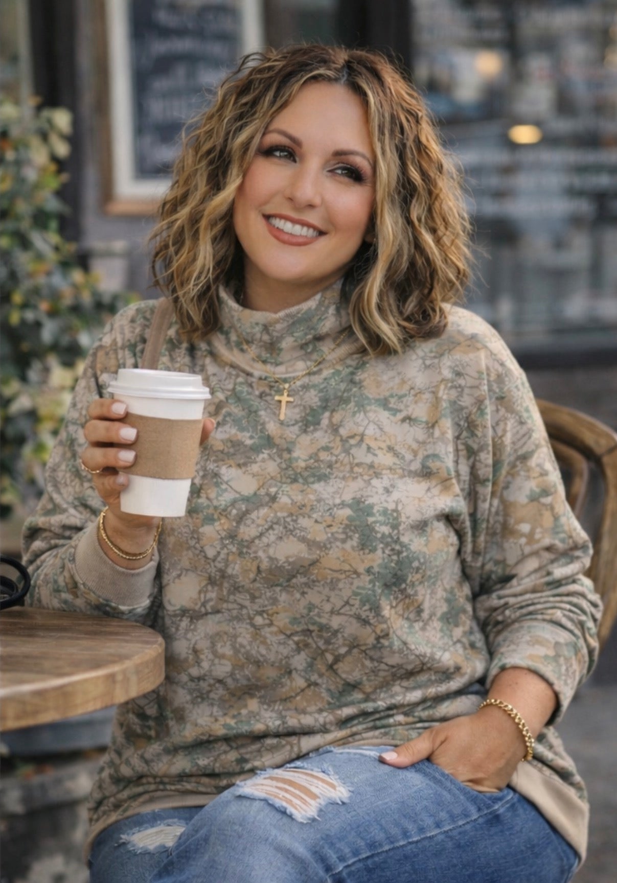 Miller Mock Neck Sweatshirt