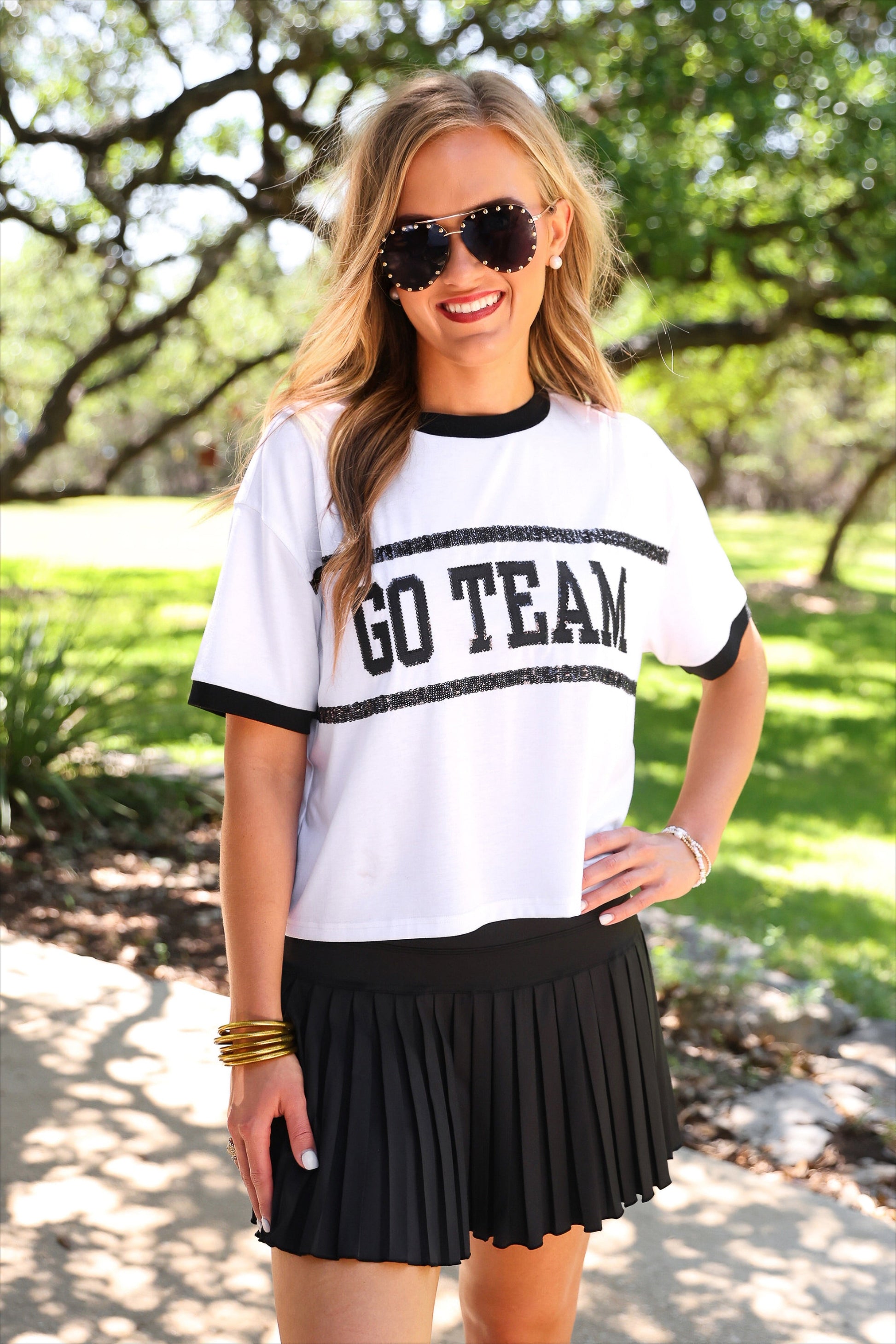 PREORDER- After Dark Pleated Tennis Skort by Jess Lea