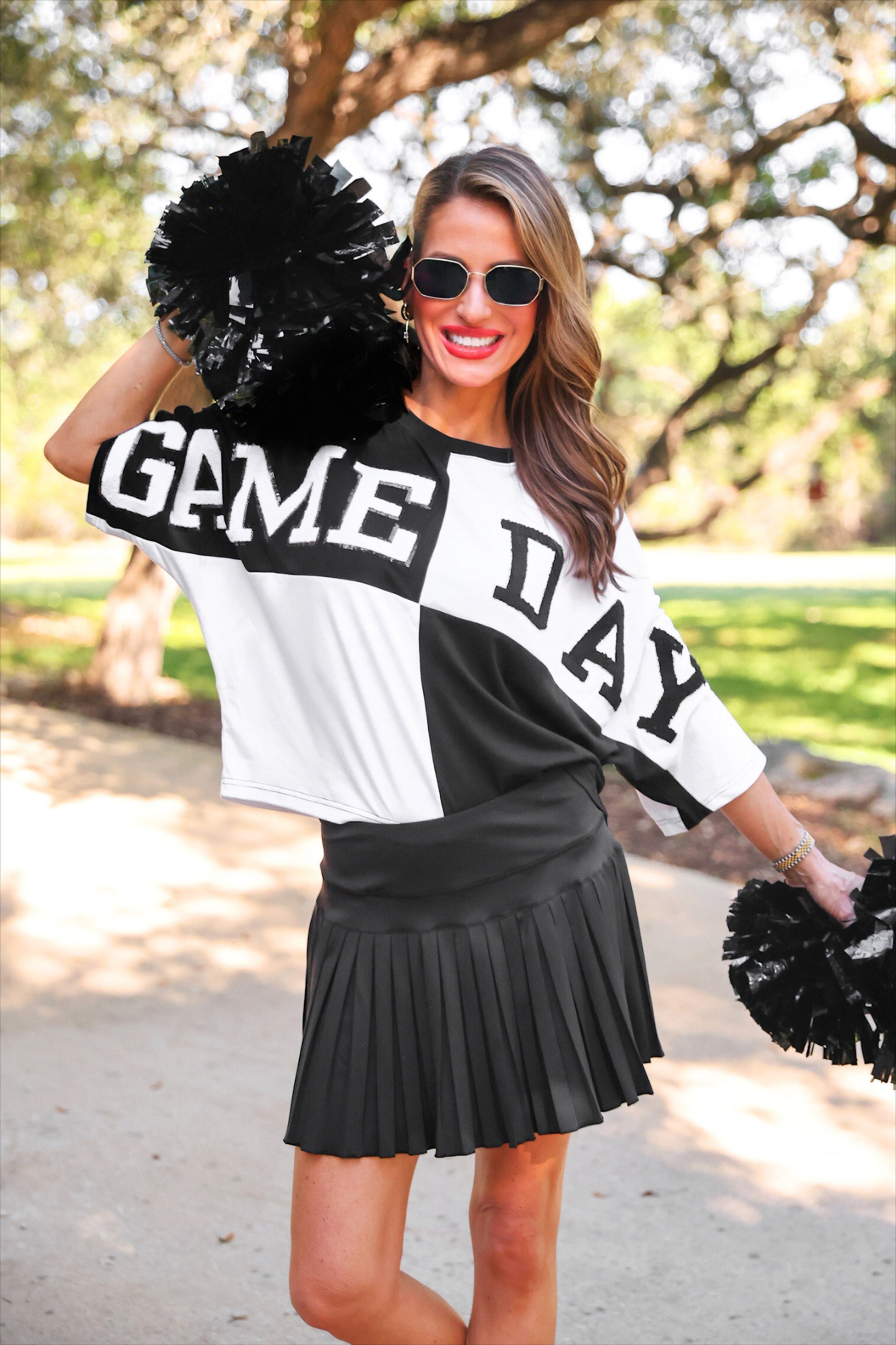 PREORDER- Huddle Up Color Block Top- Black by Jess Lea