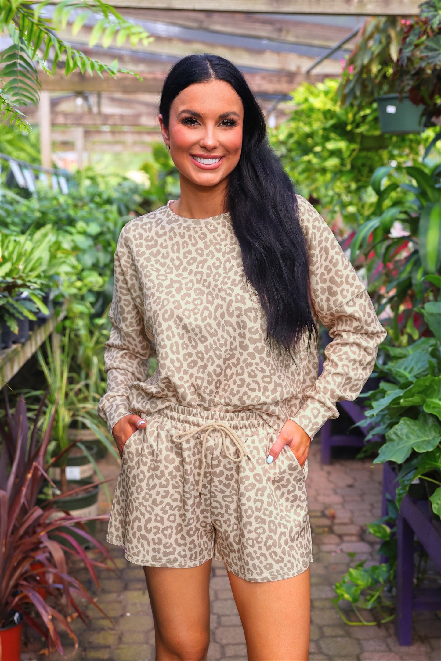 Luna Luxe Pullover Set - Bella Leopard by Jess Lea