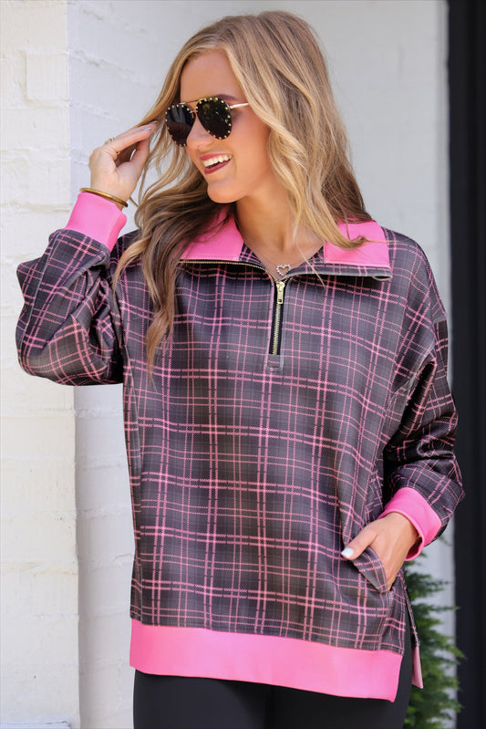 PREORDER- Everyday Pullover- Ellie Plaid by Jess Lea